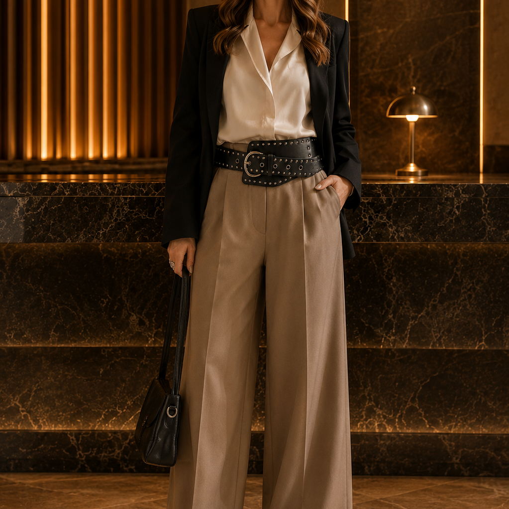 Western Studded Statement Waist Belt