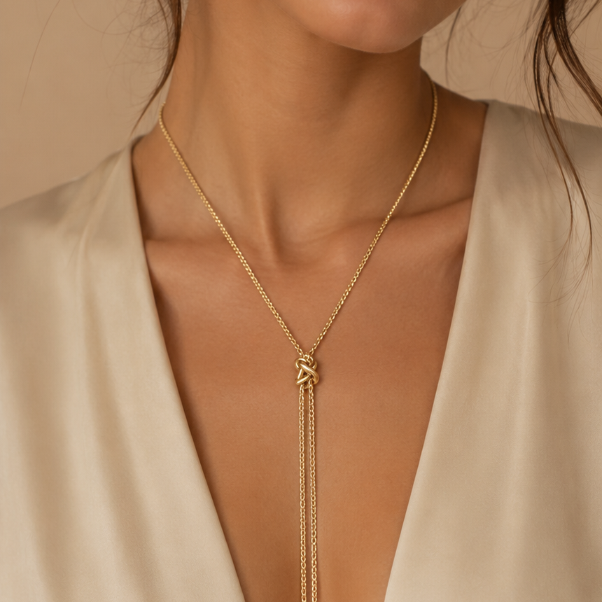 The Finishing Touch Glide Bolo Necklace