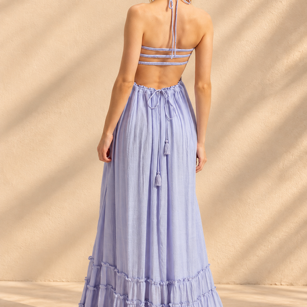 Twirl Away Tiered Maxi Dress