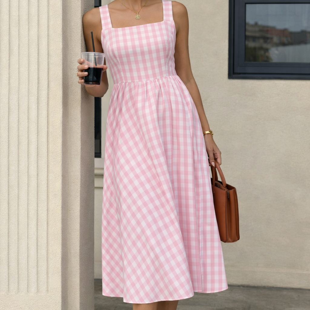 Breezy Stripe Midi Sundress