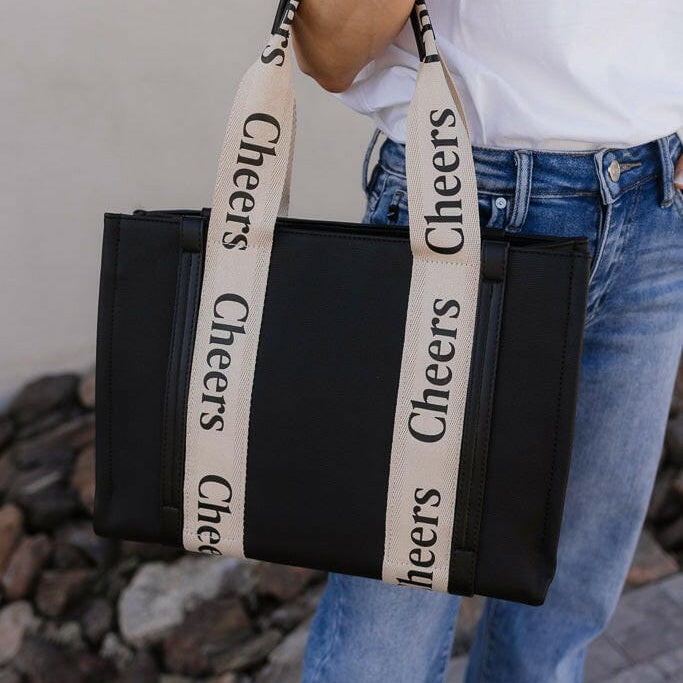 Cheers (Tote Bag) Shoulder Bag With Wallet Set-Purses & Bags-Krush Kandy, Women's Online Fashion Boutique Located in Phoenix, Arizona (Scottsdale Area)