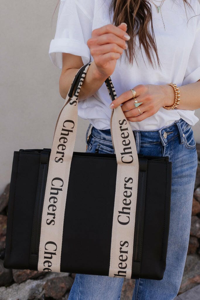 Cheers (Tote Bag) Shoulder Bag With Wallet Set-Purses & Bags-Krush Kandy, Women's Online Fashion Boutique Located in Phoenix, Arizona (Scottsdale Area)