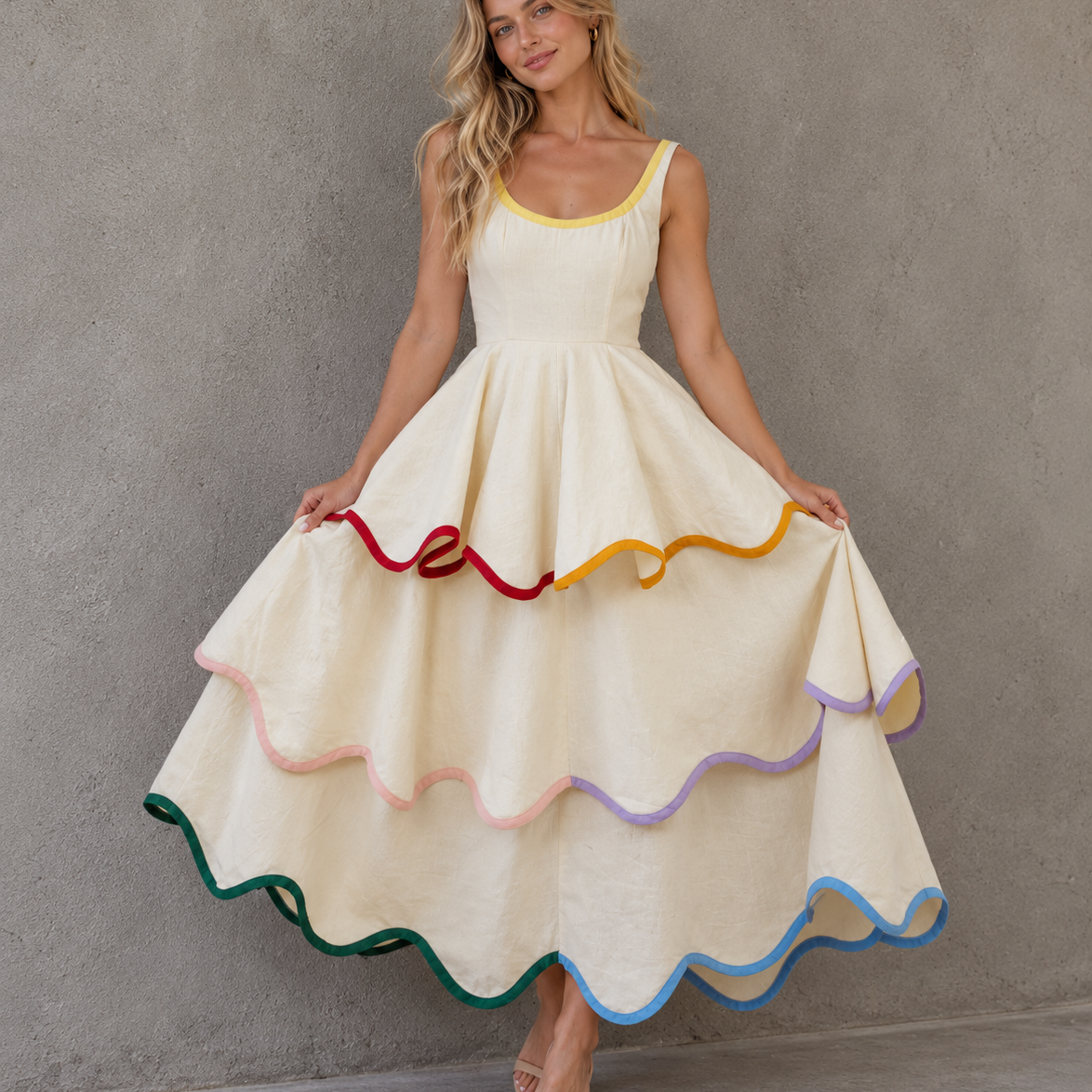 Colorful Scalloped Linen Dress Portrait.png