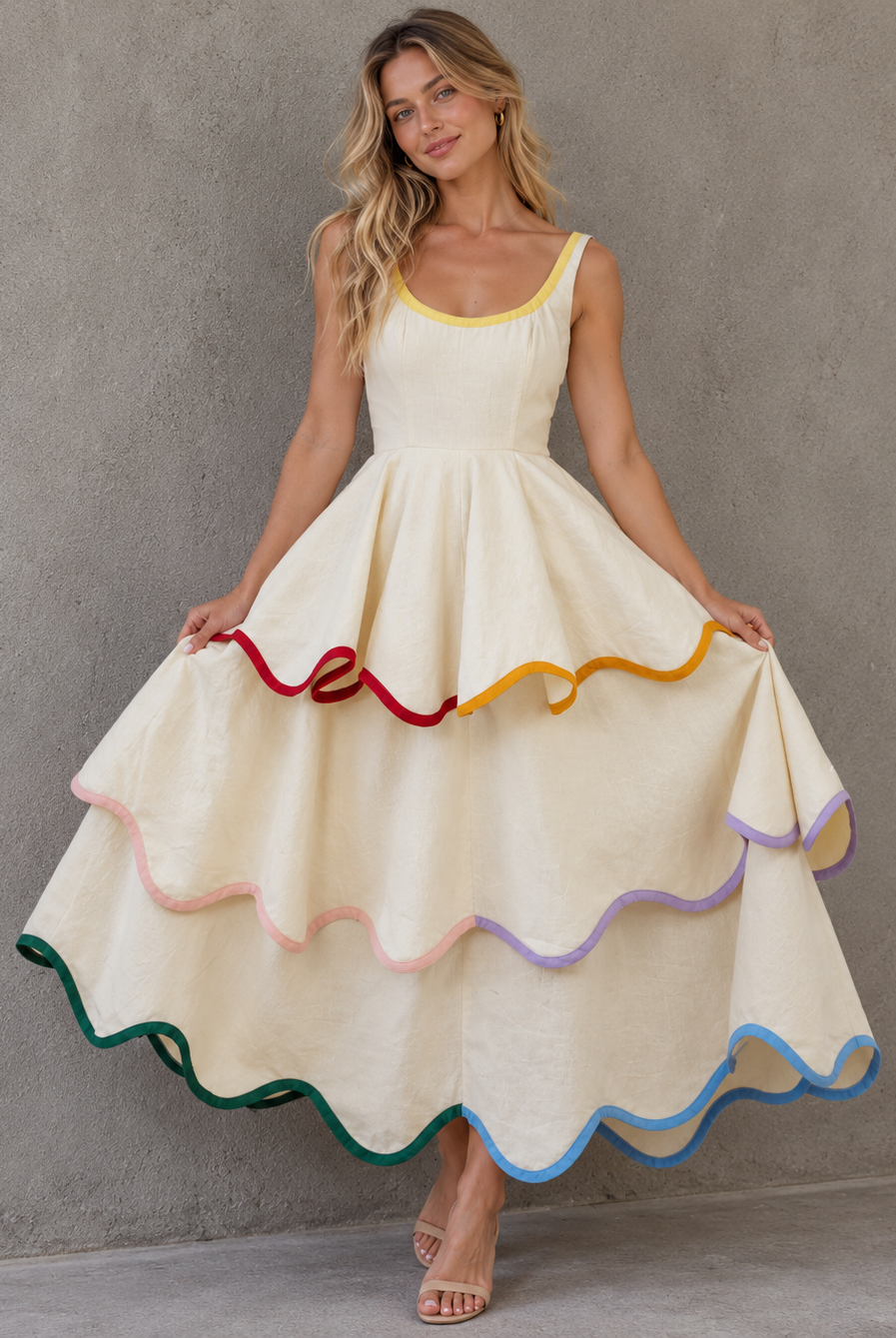 Colorful Scalloped Linen Dress Portrait.png