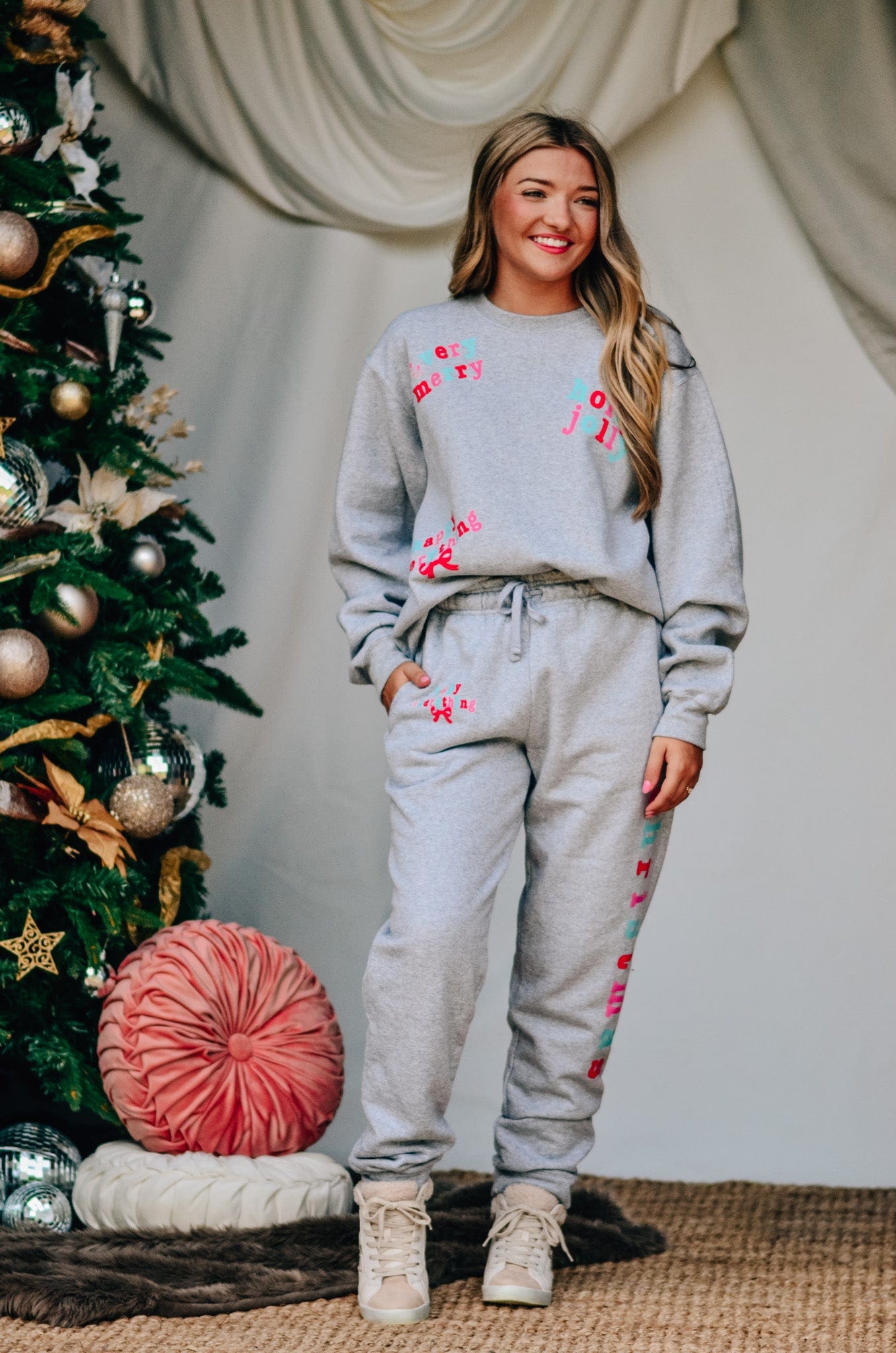 Holly Merry Everything Sweatshirt-Krush Kandy, Women's Online Fashion Boutique Located in Phoenix, Arizona (Scottsdale Area)