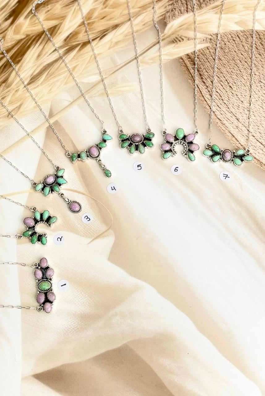 Varascite & Phosphoderite Necklace Sno 38-Necklaces-Krush Kandy, Women's Online Fashion Boutique Located in Phoenix, Arizona (Scottsdale Area)
