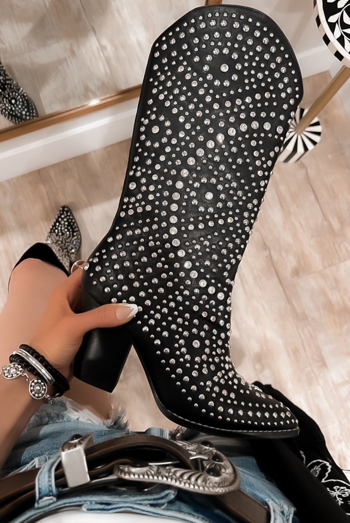 Corky's Rhinestone Western Cowgirl Boots-Boots-Krush Kandy, Women's Online Fashion Boutique Located in Phoenix, Arizona (Scottsdale Area)