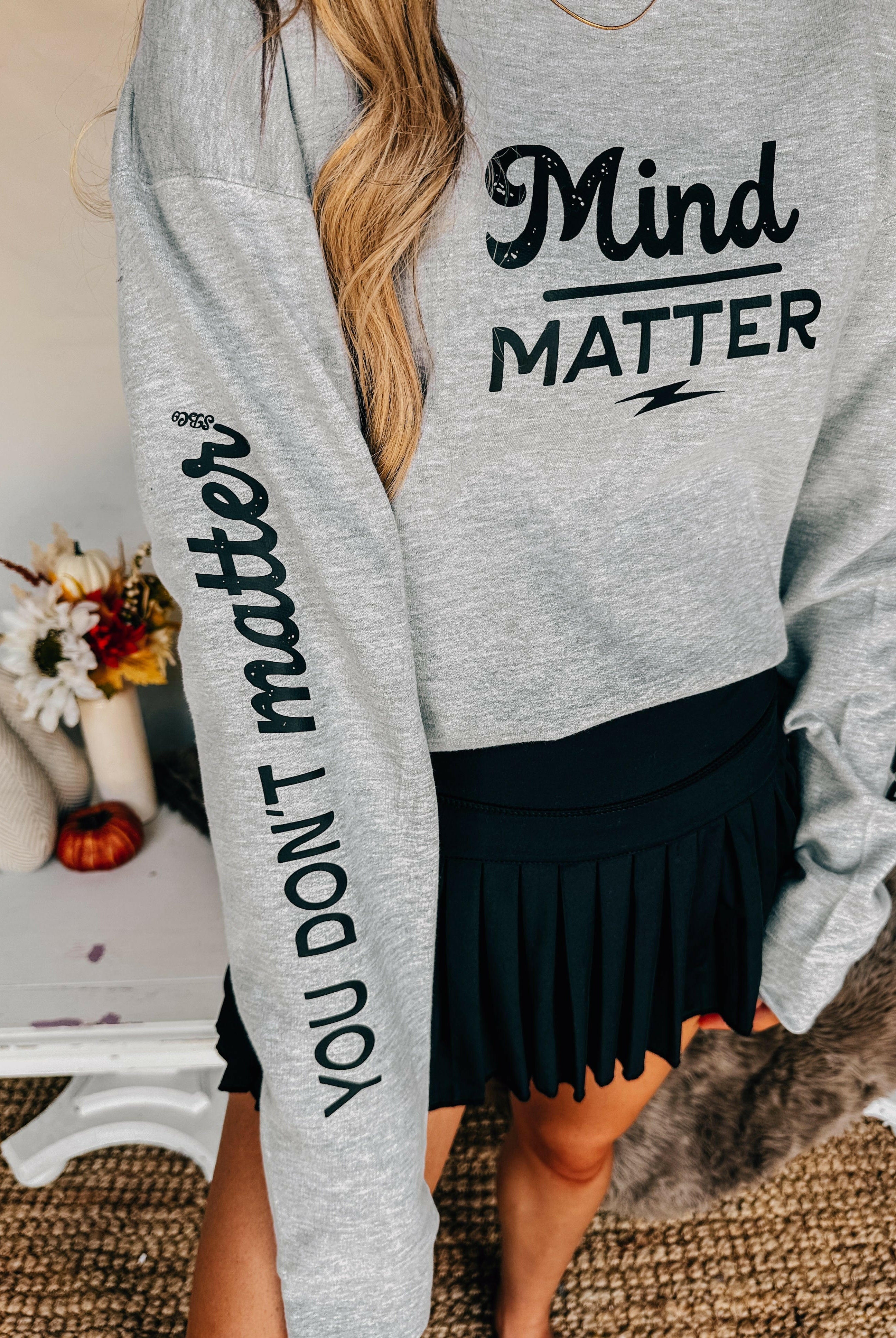 Mind Over Matter Sweatshirt-Krush Kandy, Women's Online Fashion Boutique Located in Phoenix, Arizona (Scottsdale Area)