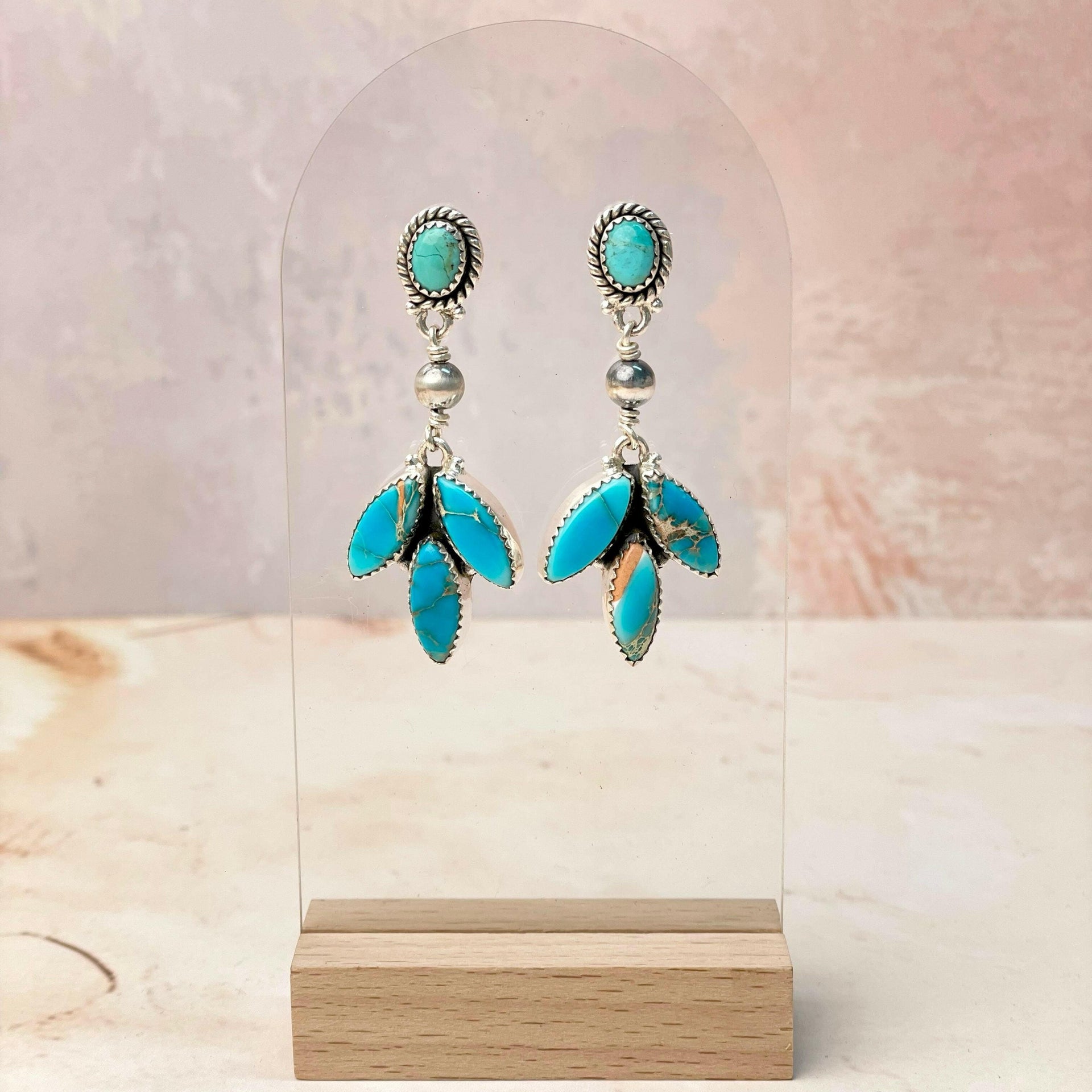 Desert Pearls and Petals Earrings-Earrings-Krush Kandy, Women's Online Fashion Boutique Located in Phoenix, Arizona (Scottsdale Area)