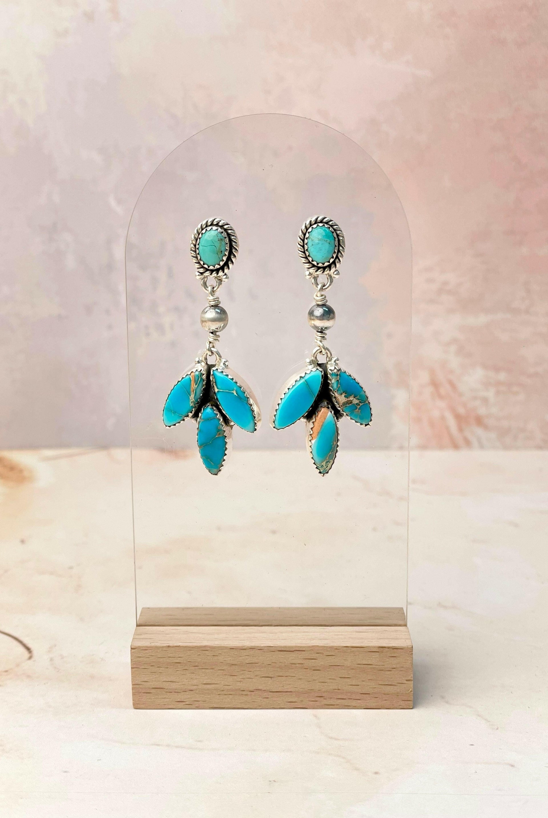 Desert Pearls and Petals Earrings-Earrings-Krush Kandy, Women's Online Fashion Boutique Located in Phoenix, Arizona (Scottsdale Area)