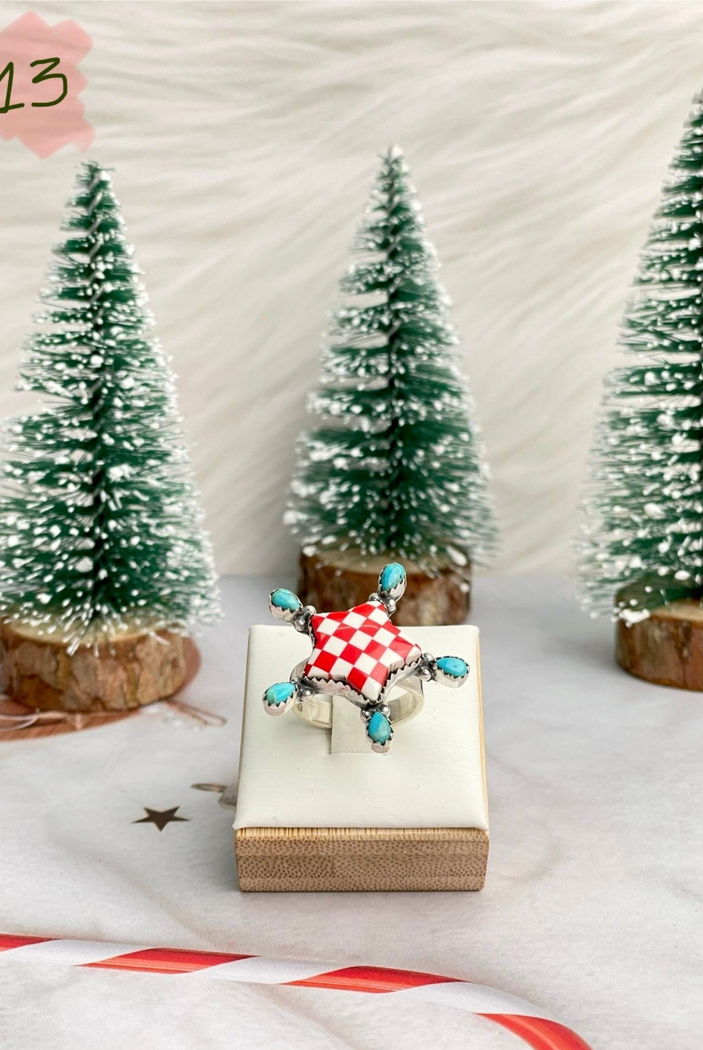 Holly Jolly Red & White Christmas Rings-Rings-Krush Kandy, Women's Online Fashion Boutique Located in Phoenix, Arizona (Scottsdale Area)