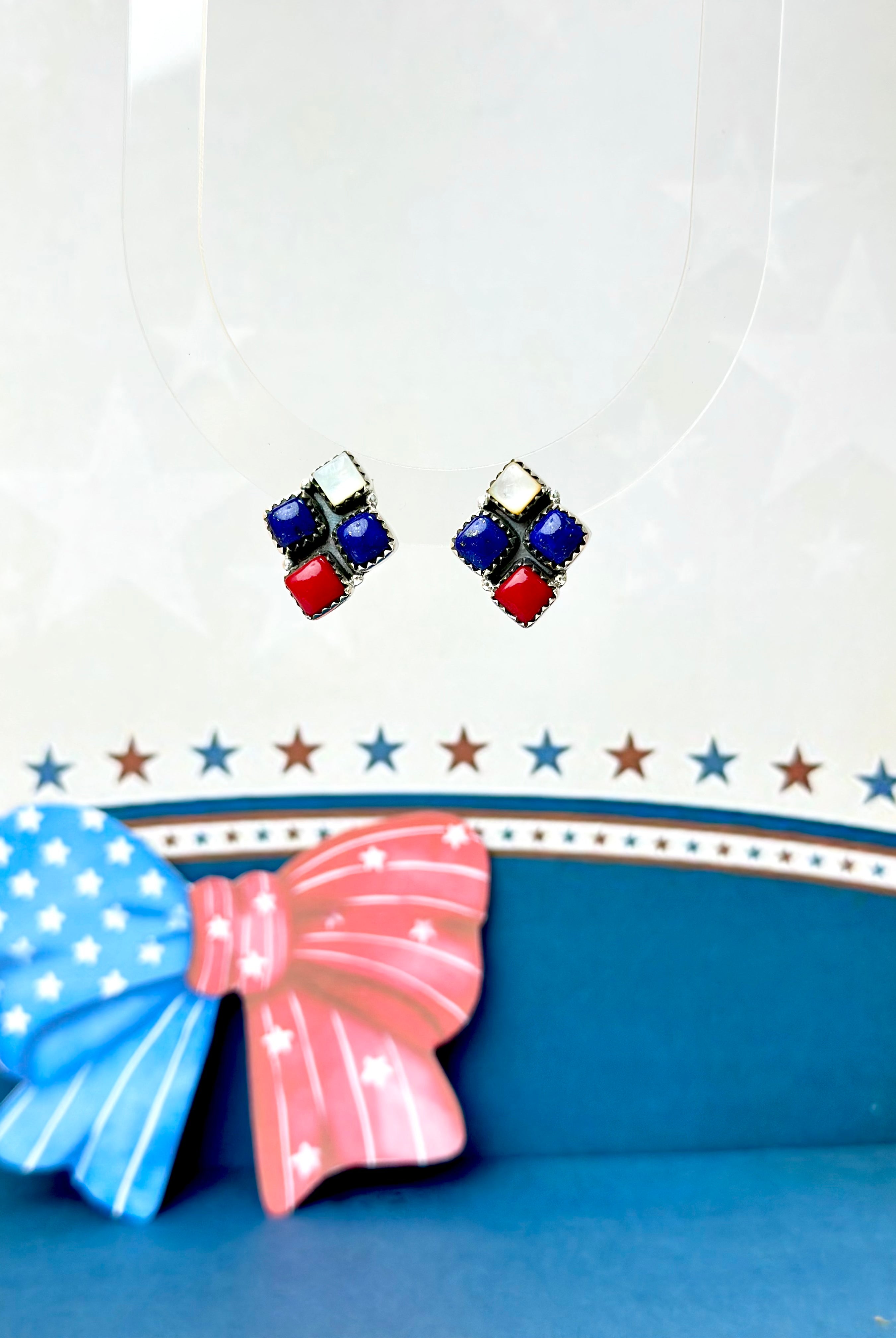 Pearl Coyote Twinkles Studs-Earrings-Krush Kandy, Women's Online Fashion Boutique Located in Phoenix, Arizona (Scottsdale Area)