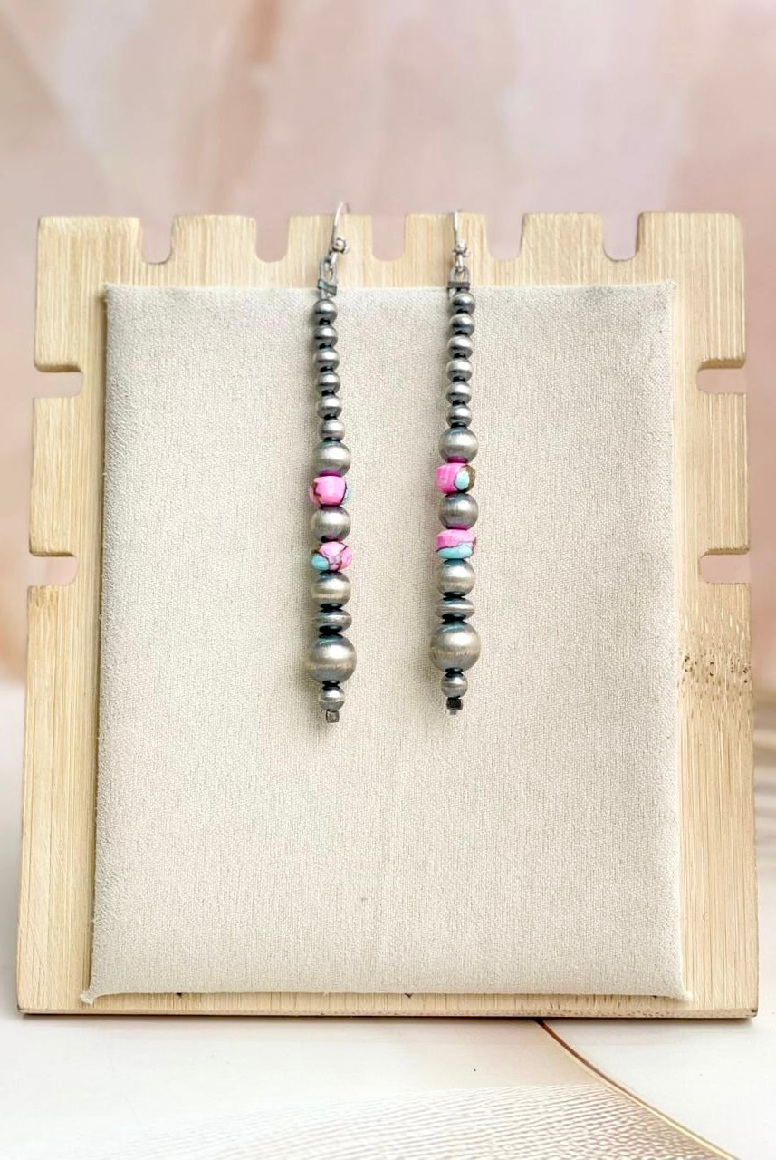 Cotton Kandy Desert Pearl Earrings-Earrings-Krush Kandy, Women's Online Fashion Boutique Located in Phoenix, Arizona (Scottsdale Area)