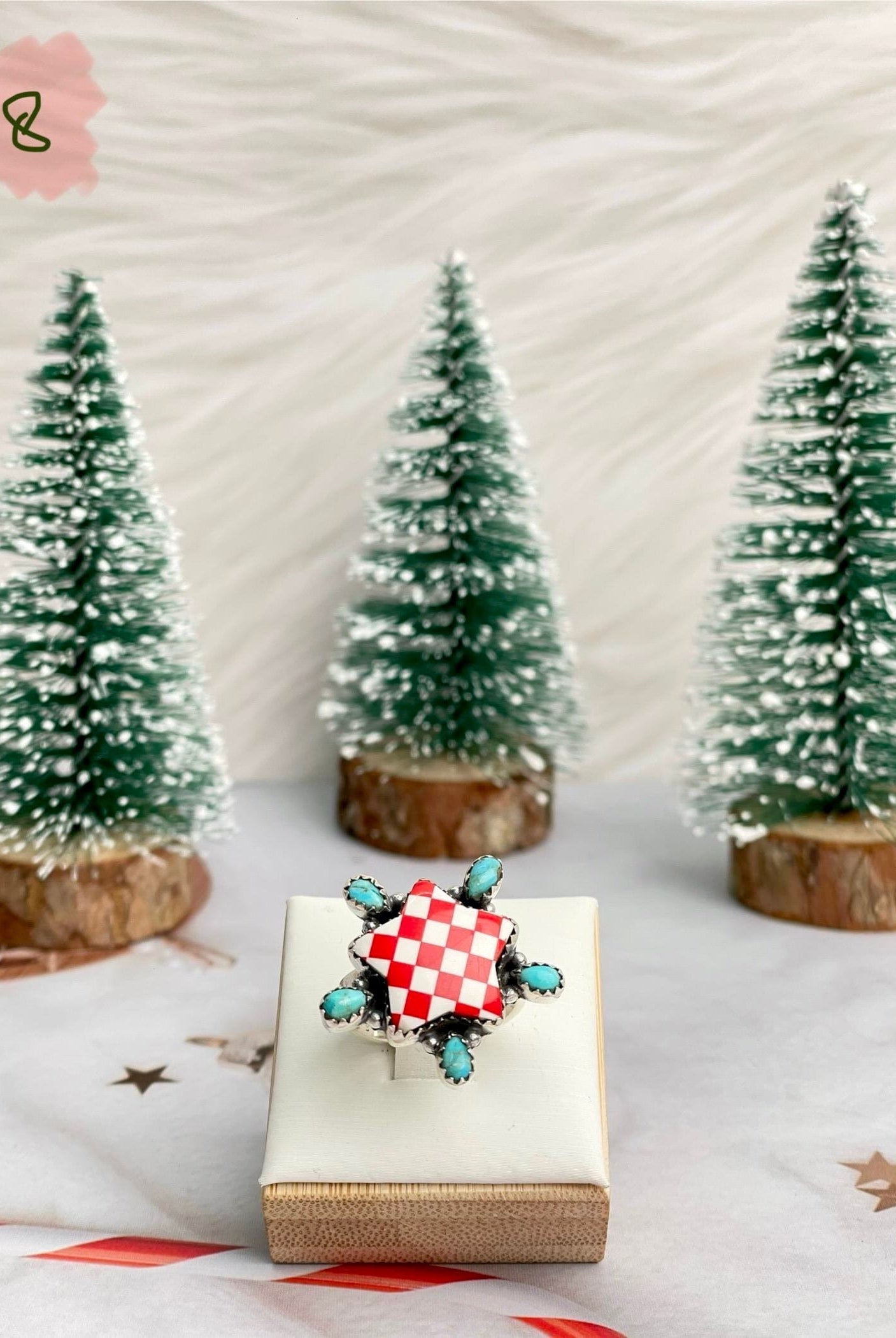 Holly Jolly Red & White Christmas Rings-Rings-Krush Kandy, Women's Online Fashion Boutique Located in Phoenix, Arizona (Scottsdale Area)