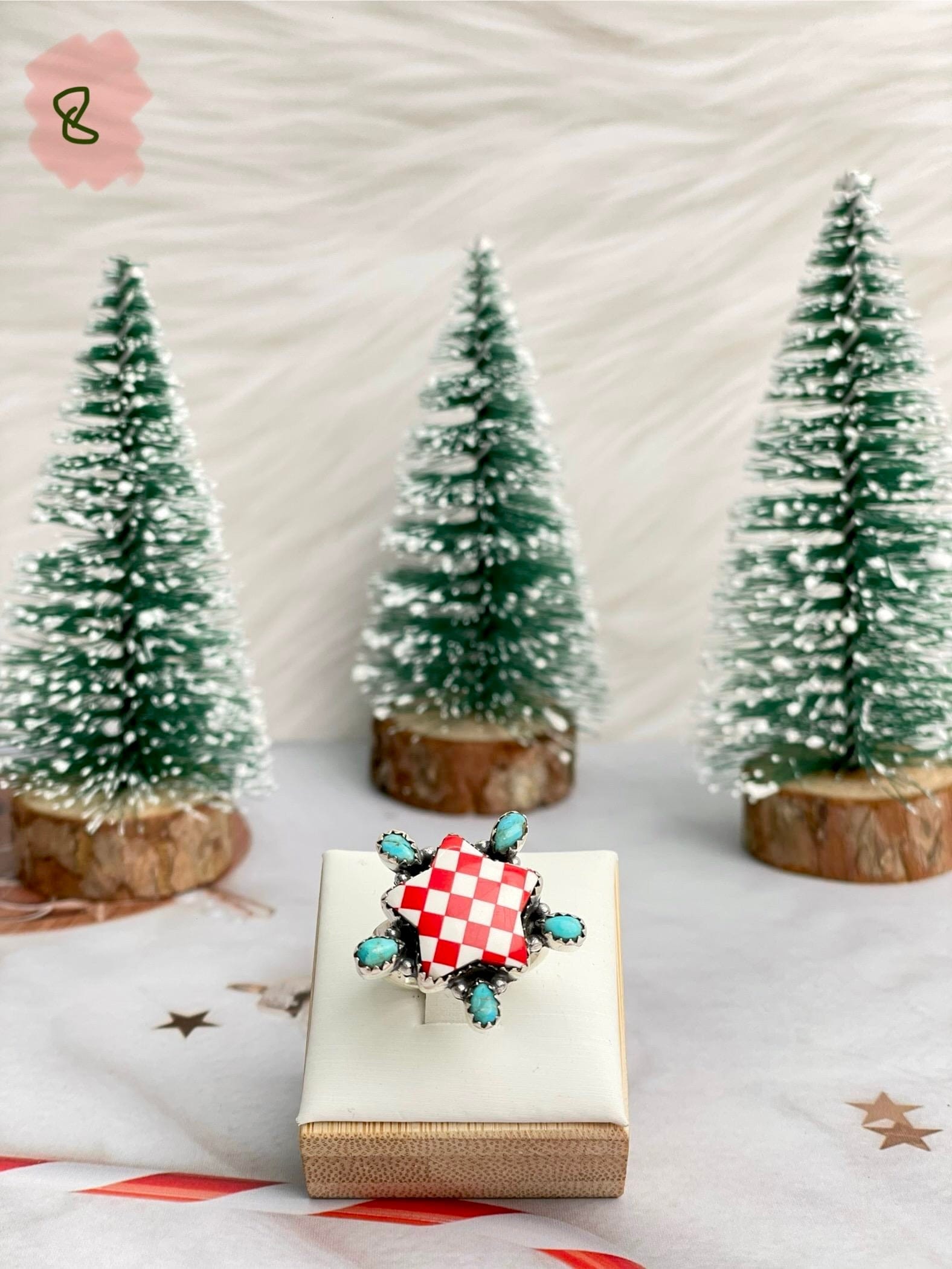 Holly Jolly Red & White Christmas Rings-Rings-Krush Kandy, Women's Online Fashion Boutique Located in Phoenix, Arizona (Scottsdale Area)