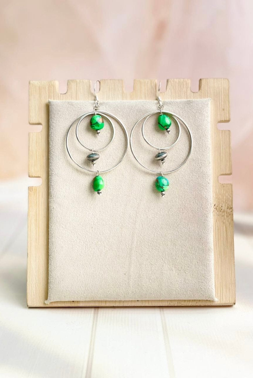 Dahlia Triple Hoop Earrings-Earrings-Krush Kandy, Women's Online Fashion Boutique Located in Phoenix, Arizona (Scottsdale Area)