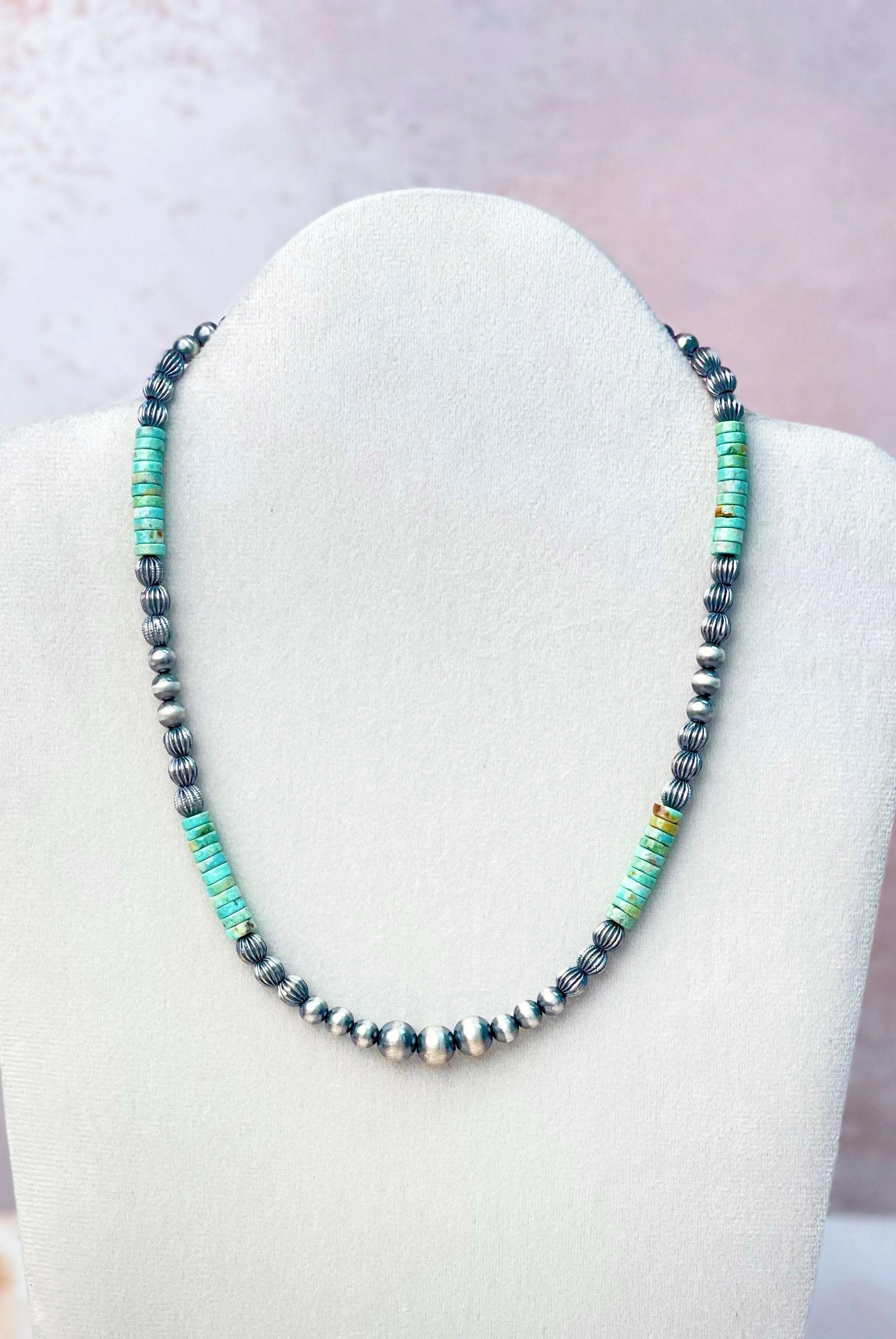 Wild Mesa Pearl and Turquoise Necklace-Necklaces-Krush Kandy, Women's Online Fashion Boutique Located in Phoenix, Arizona (Scottsdale Area)