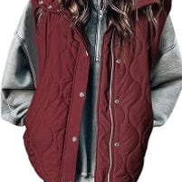 Lux Quilted Puffer Vest-Jackets-Krush Kandy, Women's Online Fashion Boutique Located in Phoenix, Arizona (Scottsdale Area)