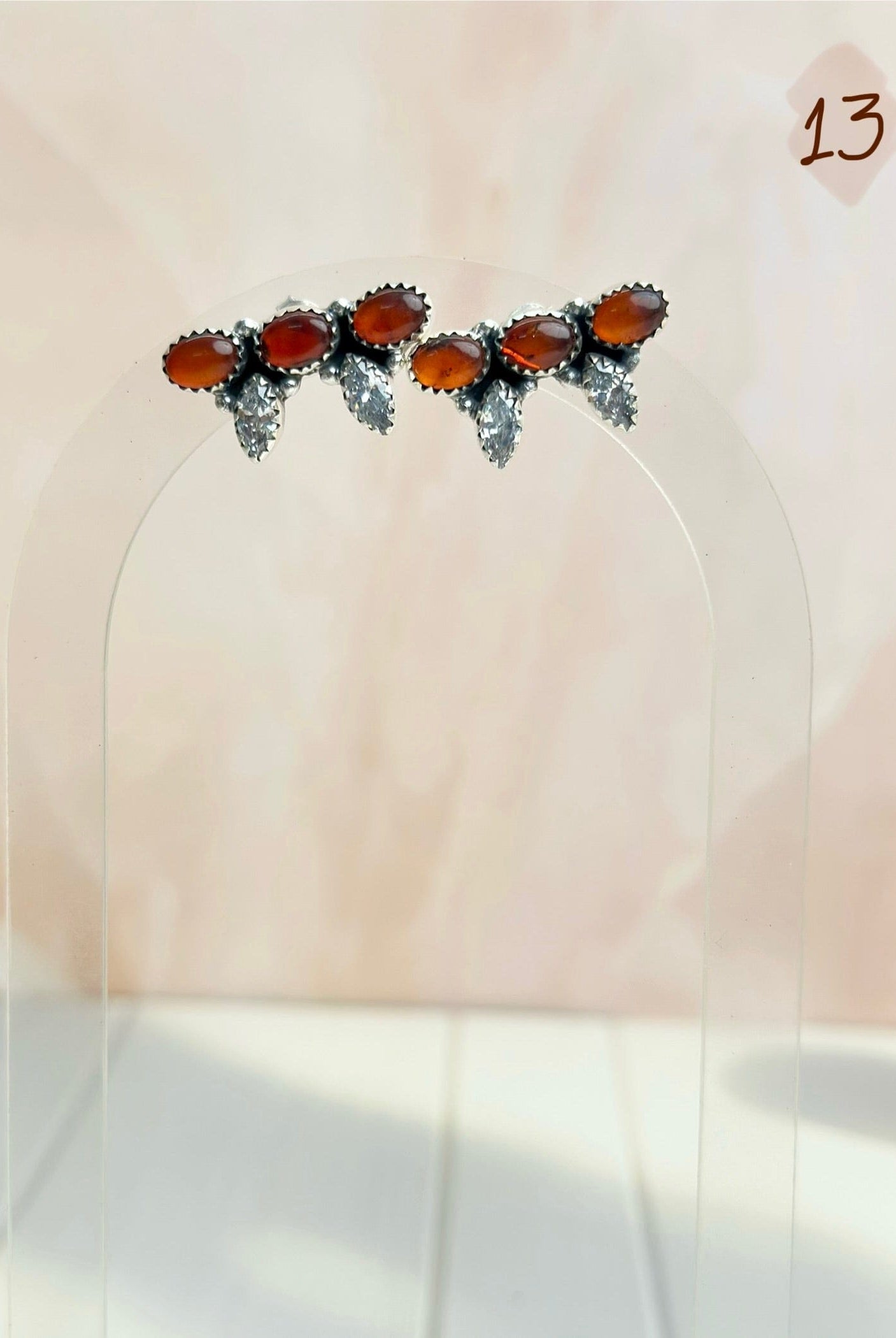 Amber, Turquoise & Crystals Mixed Earrings-Earrings-Krush Kandy, Women's Online Fashion Boutique Located in Phoenix, Arizona (Scottsdale Area)