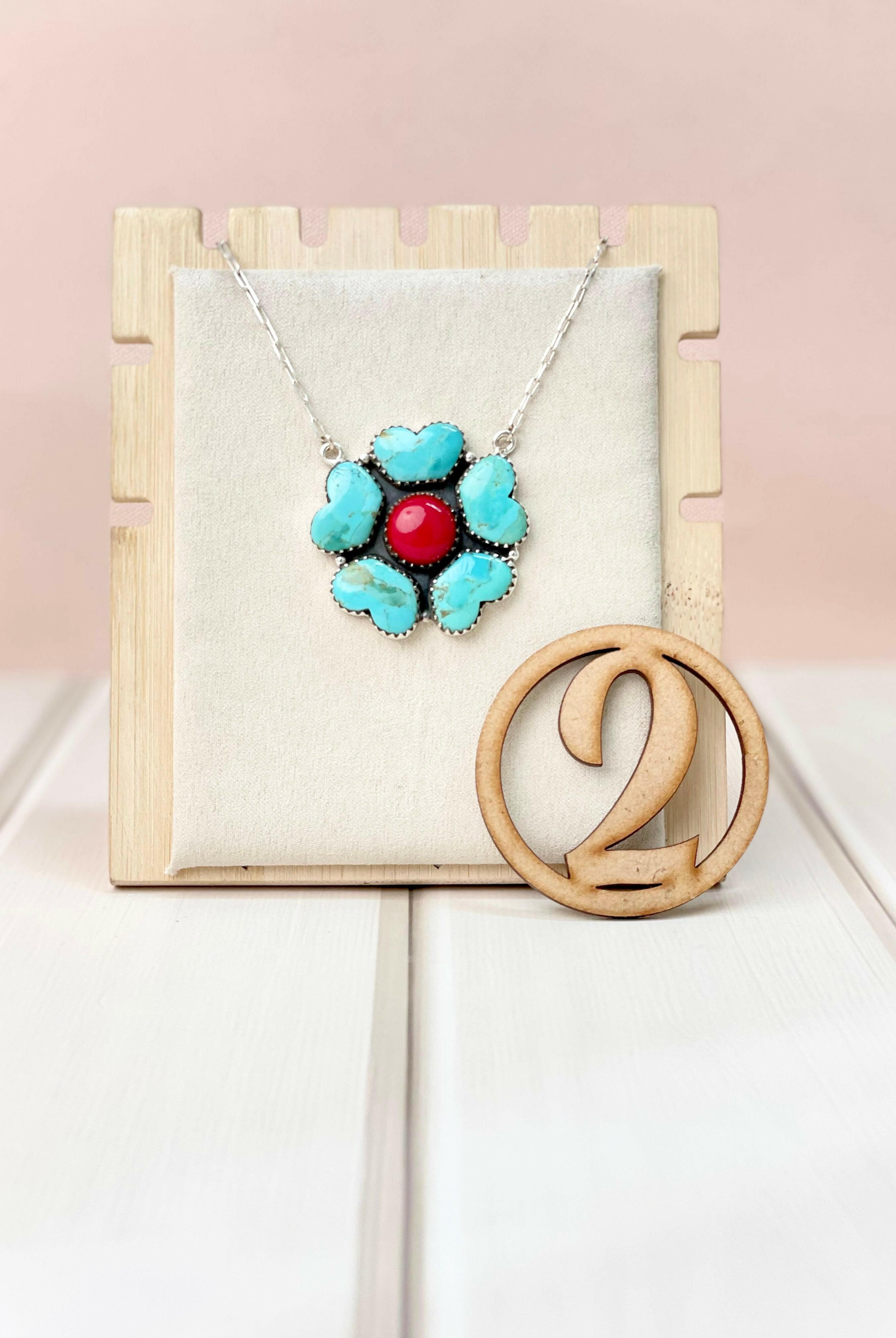 Rosarita Daisy Chain Pendants-Necklaces-Krush Kandy, Women's Online Fashion Boutique Located in Phoenix, Arizona (Scottsdale Area)