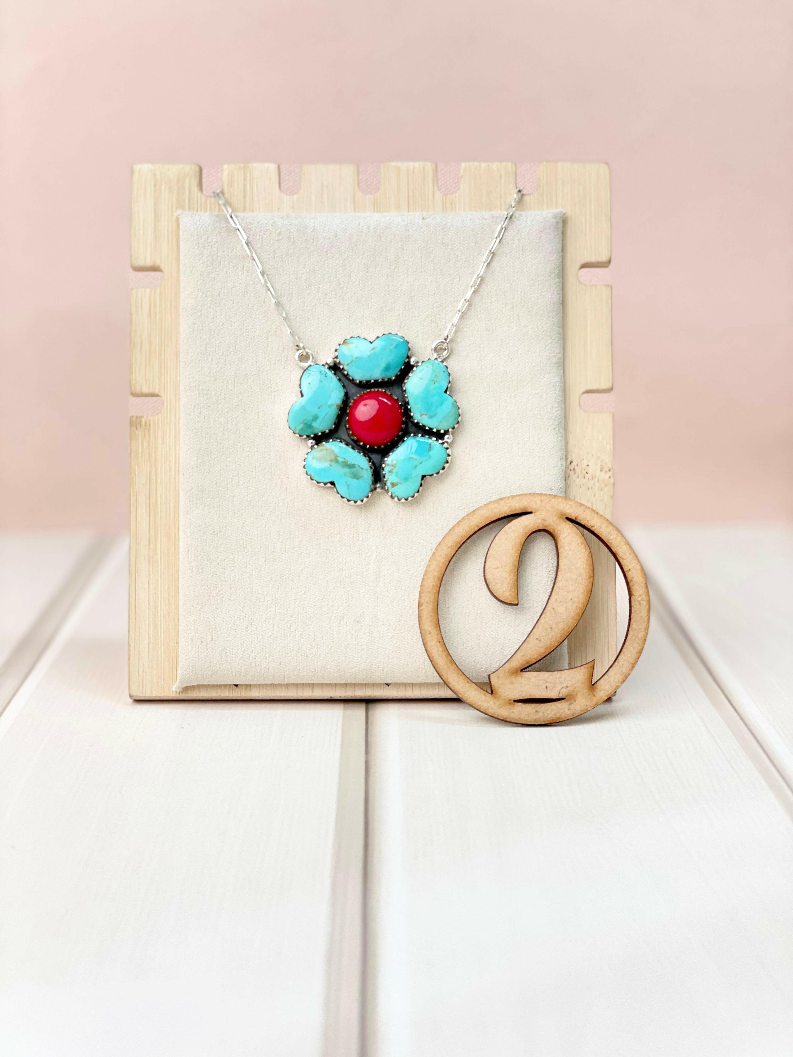 Rosarita Daisy Chain Pendants-Necklaces-Krush Kandy, Women's Online Fashion Boutique Located in Phoenix, Arizona (Scottsdale Area)