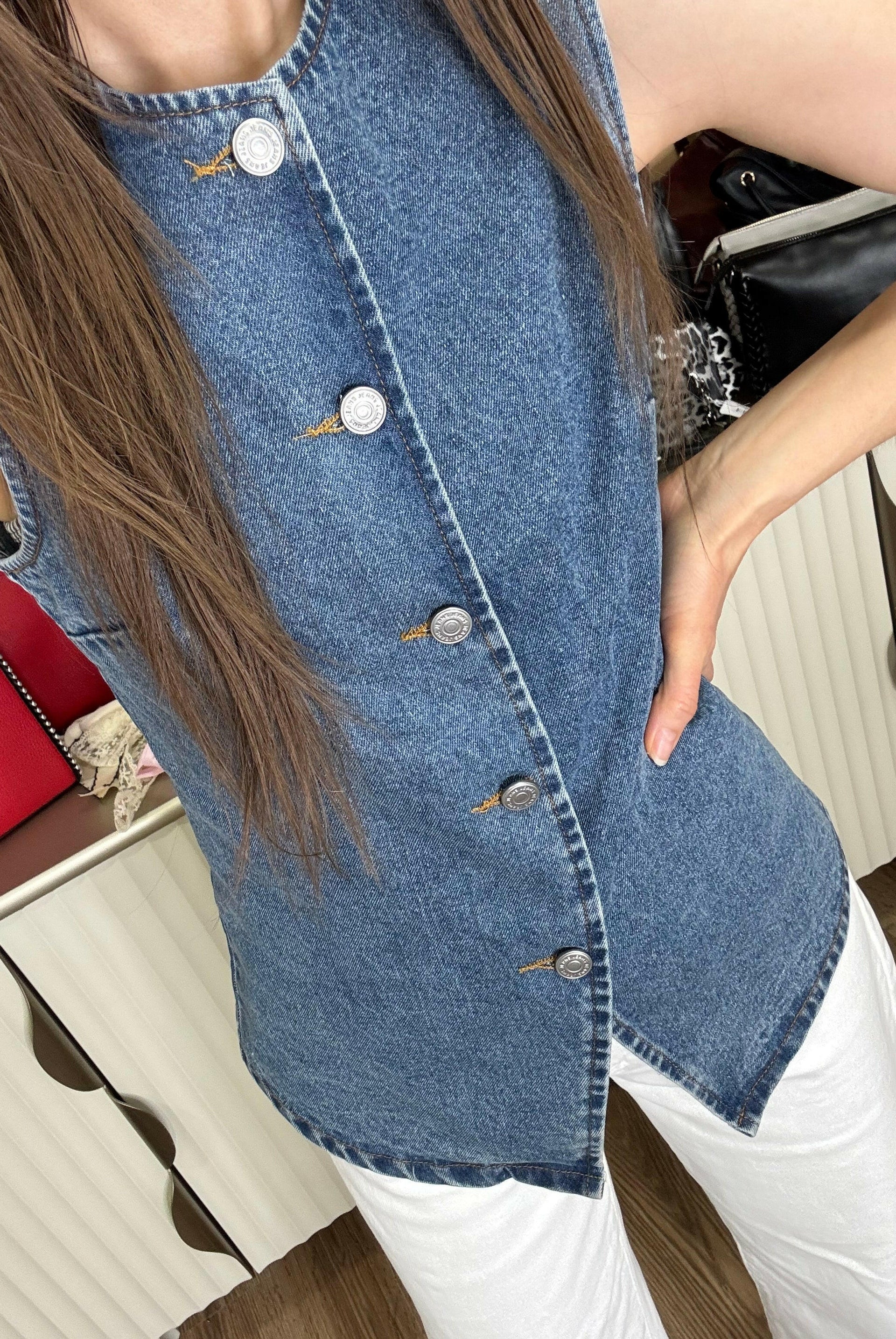 Desert Dune Button Up Vest-Vests-Krush Kandy, Women's Online Fashion Boutique Located in Phoenix, Arizona (Scottsdale Area)