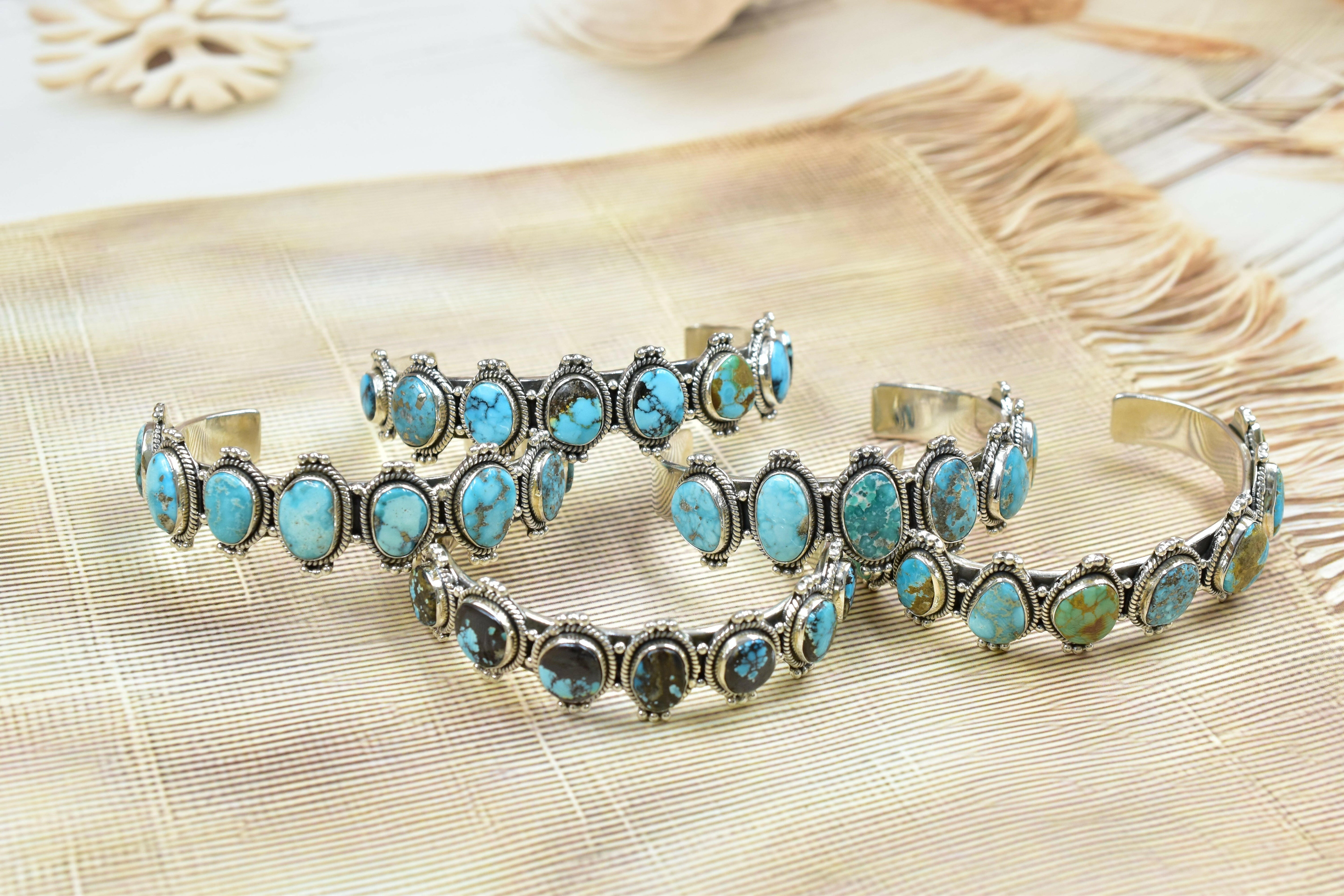 One Of A Kind Stone Bangles-Bracelets-Krush Kandy, Women's Online Fashion Boutique Located in Phoenix, Arizona (Scottsdale Area)