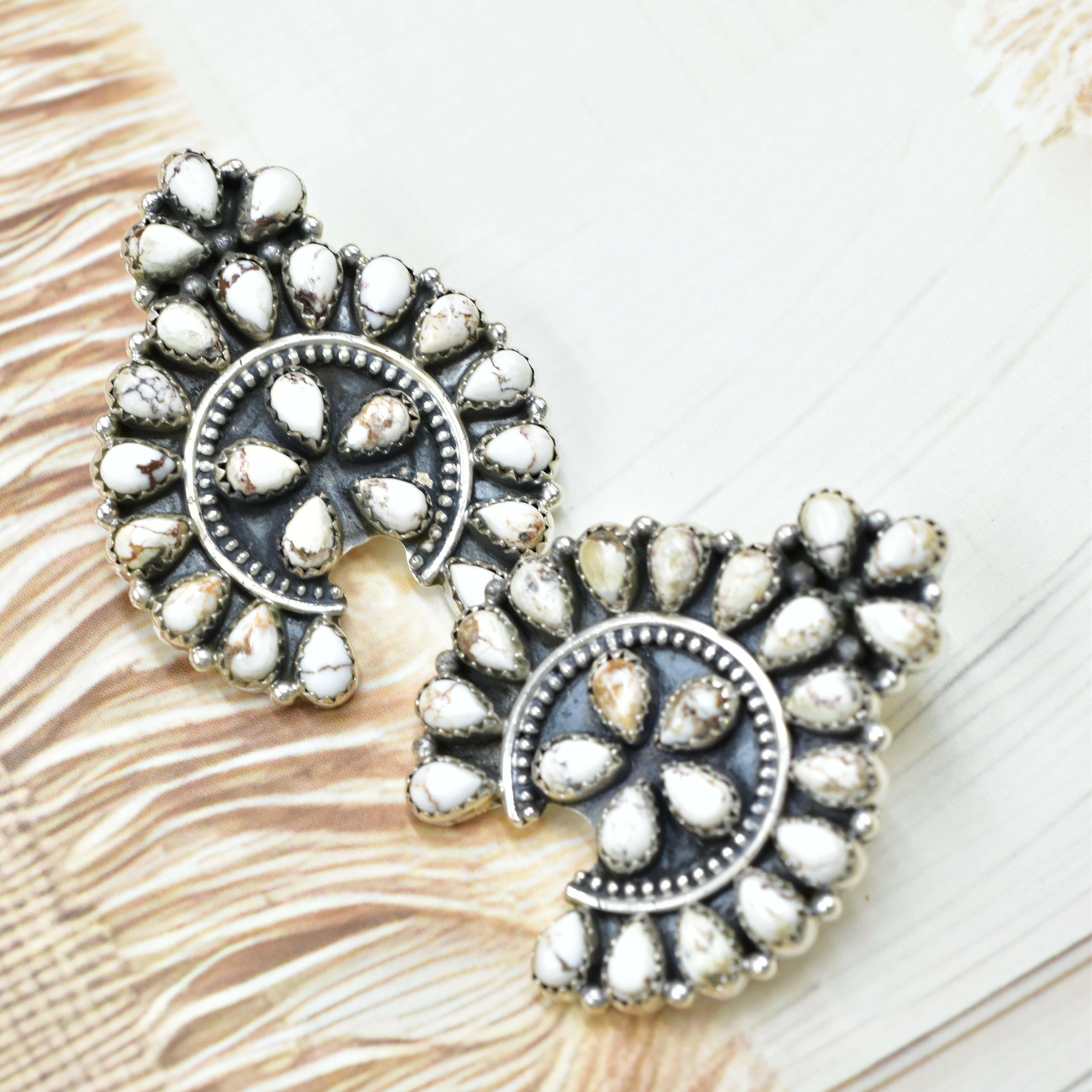 Crowned Concho Stud Earrings-Earrings-Krush Kandy, Women's Online Fashion Boutique Located in Phoenix, Arizona (Scottsdale Area)
