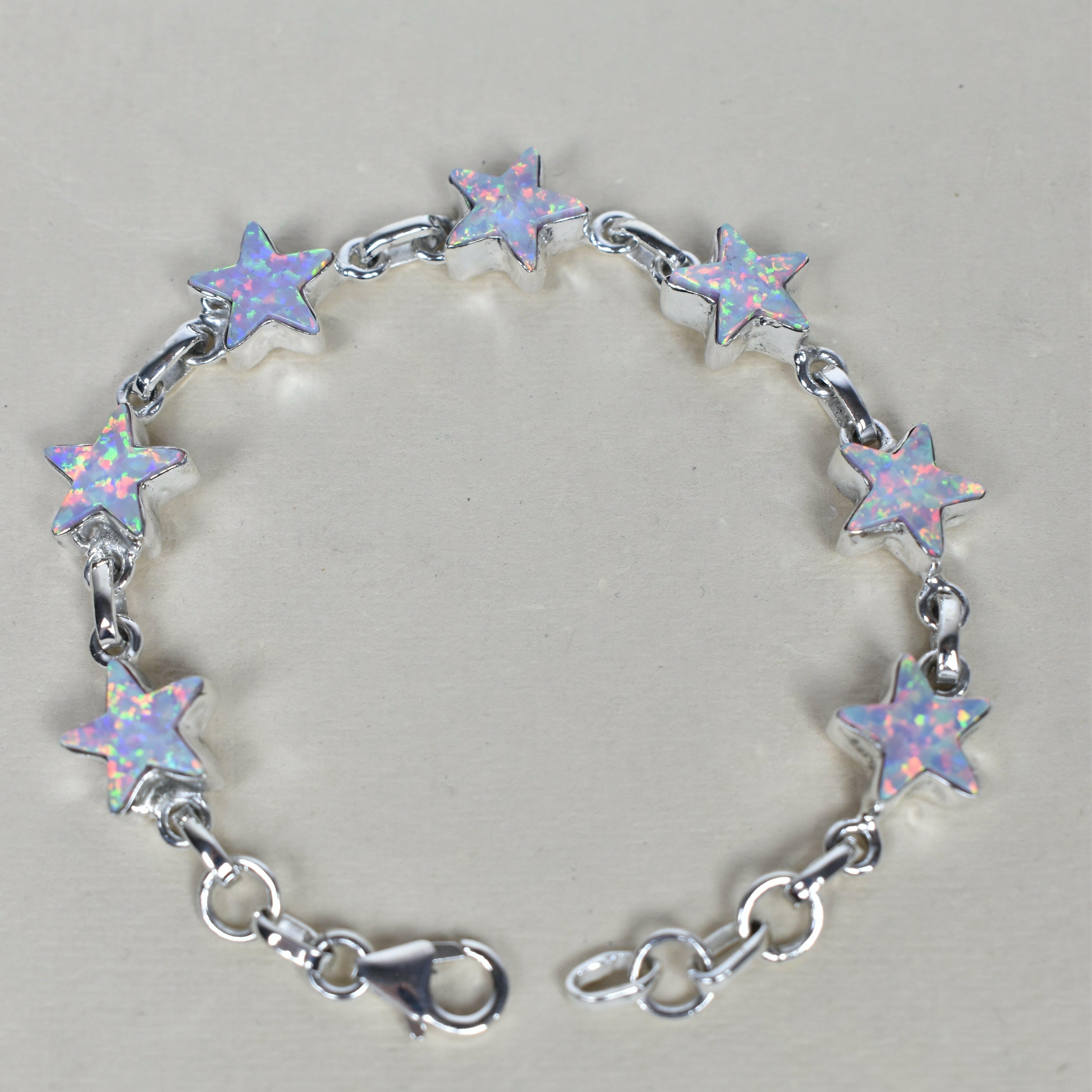 7 Star General Sterling Silver Bracelet-Gemstone Bracelets-Krush Kandy, Women's Online Fashion Boutique Located in Phoenix, Arizona (Scottsdale Area)