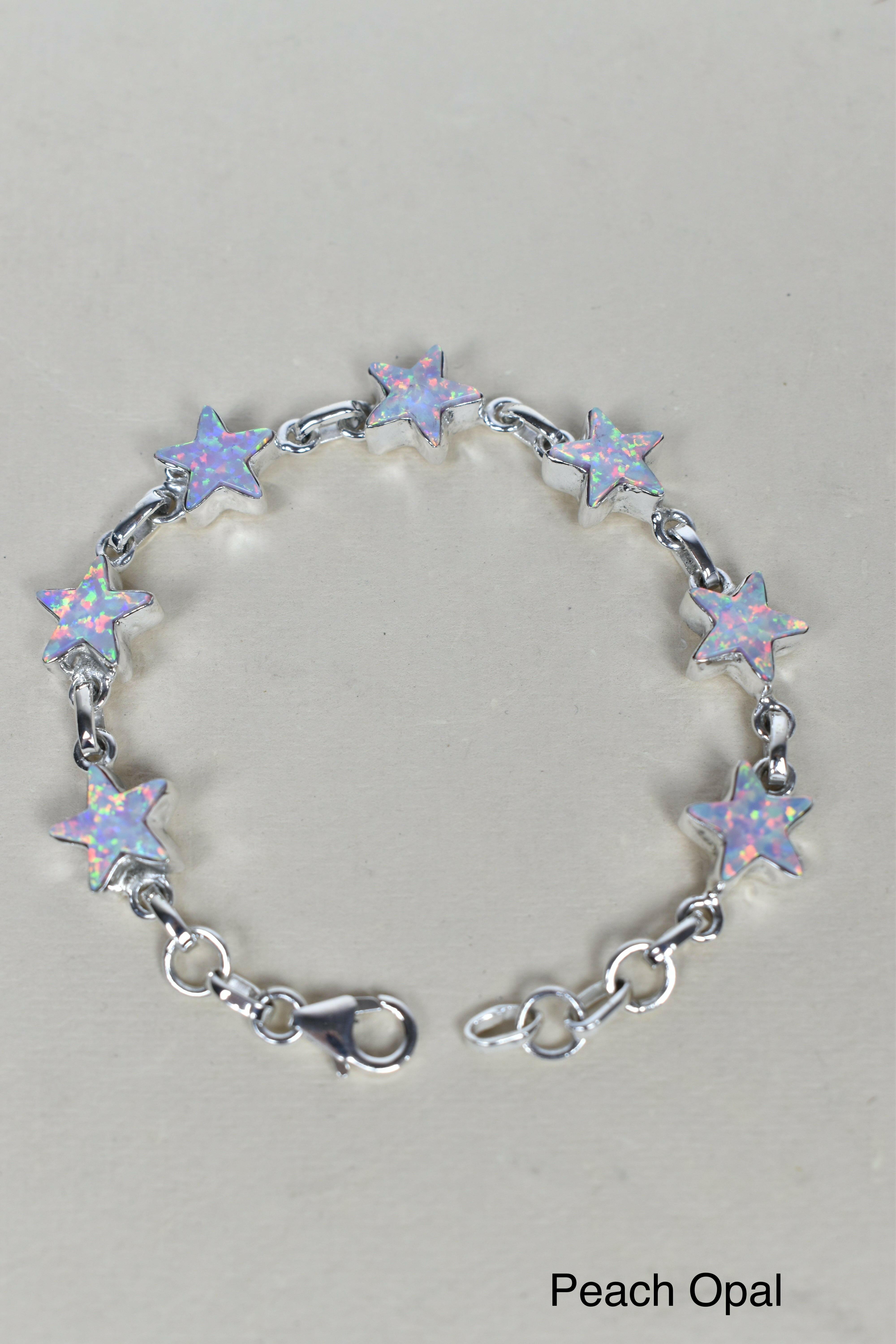 7 Star General Sterling Silver Bracelet-Gemstone Bracelets-Krush Kandy, Women's Online Fashion Boutique Located in Phoenix, Arizona (Scottsdale Area)