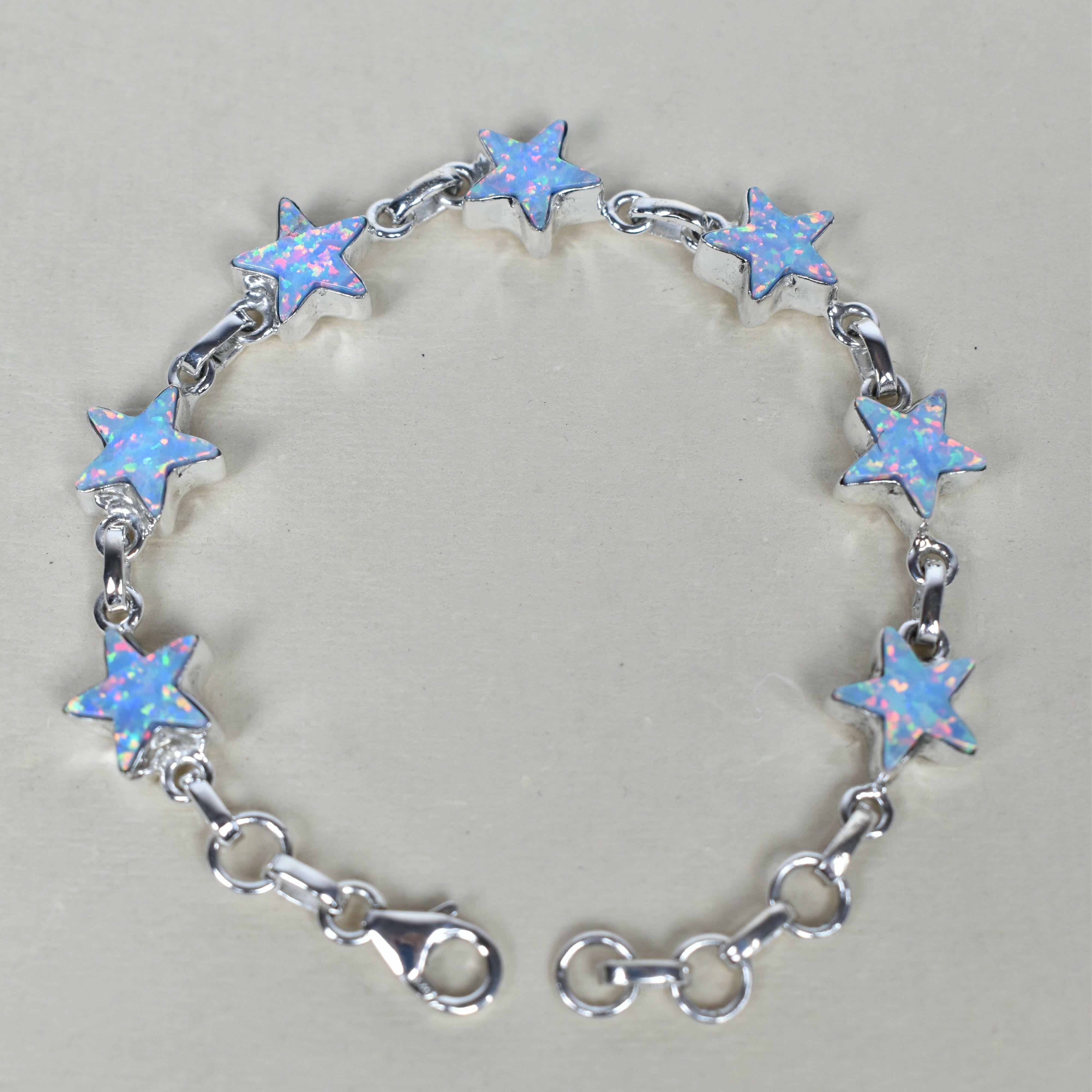7 Star General Sterling Silver Bracelet-Gemstone Bracelets-Krush Kandy, Women's Online Fashion Boutique Located in Phoenix, Arizona (Scottsdale Area)