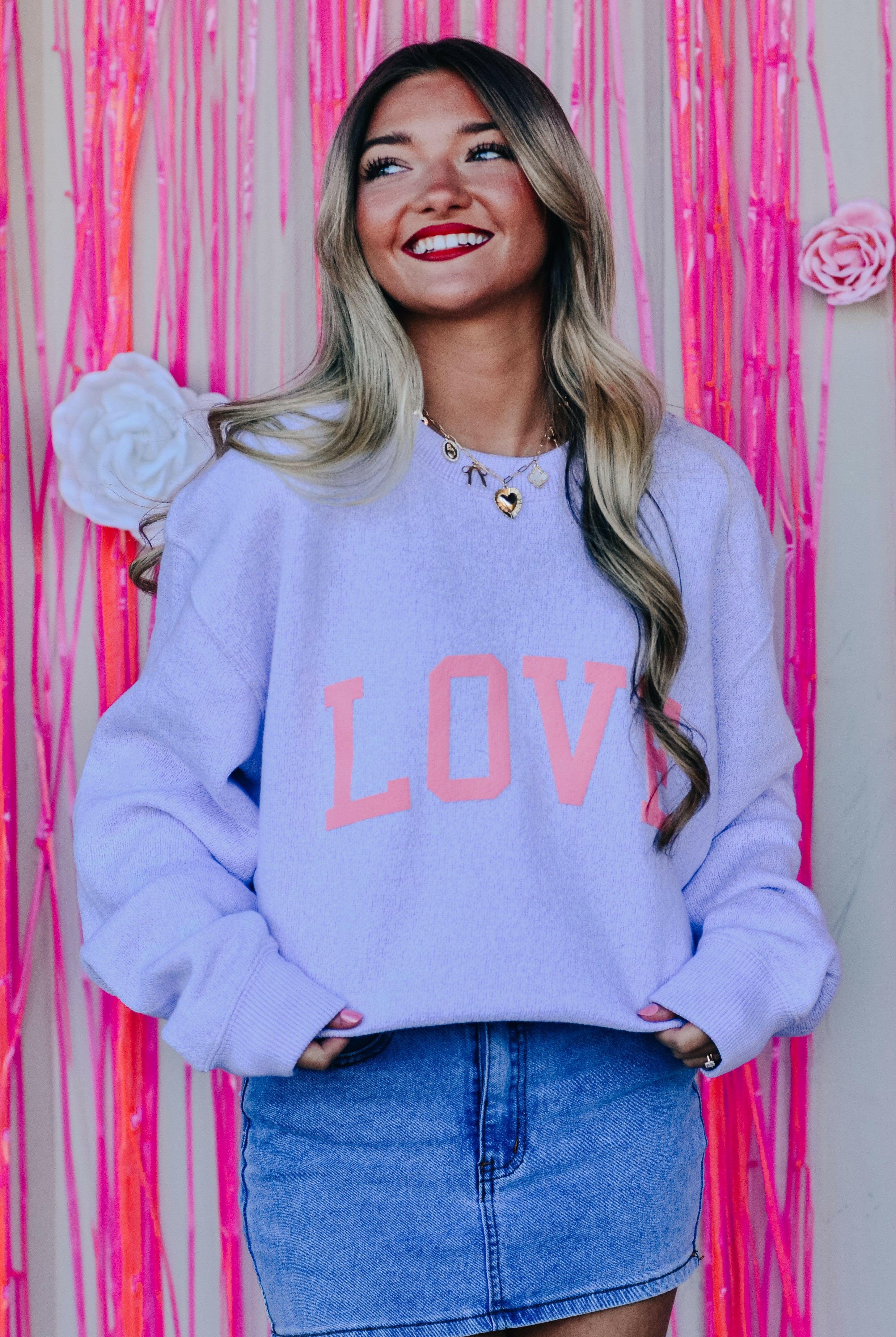 Love Puff Knit Sweater-Krush Kandy, Women's Online Fashion Boutique Located in Phoenix, Arizona (Scottsdale Area)