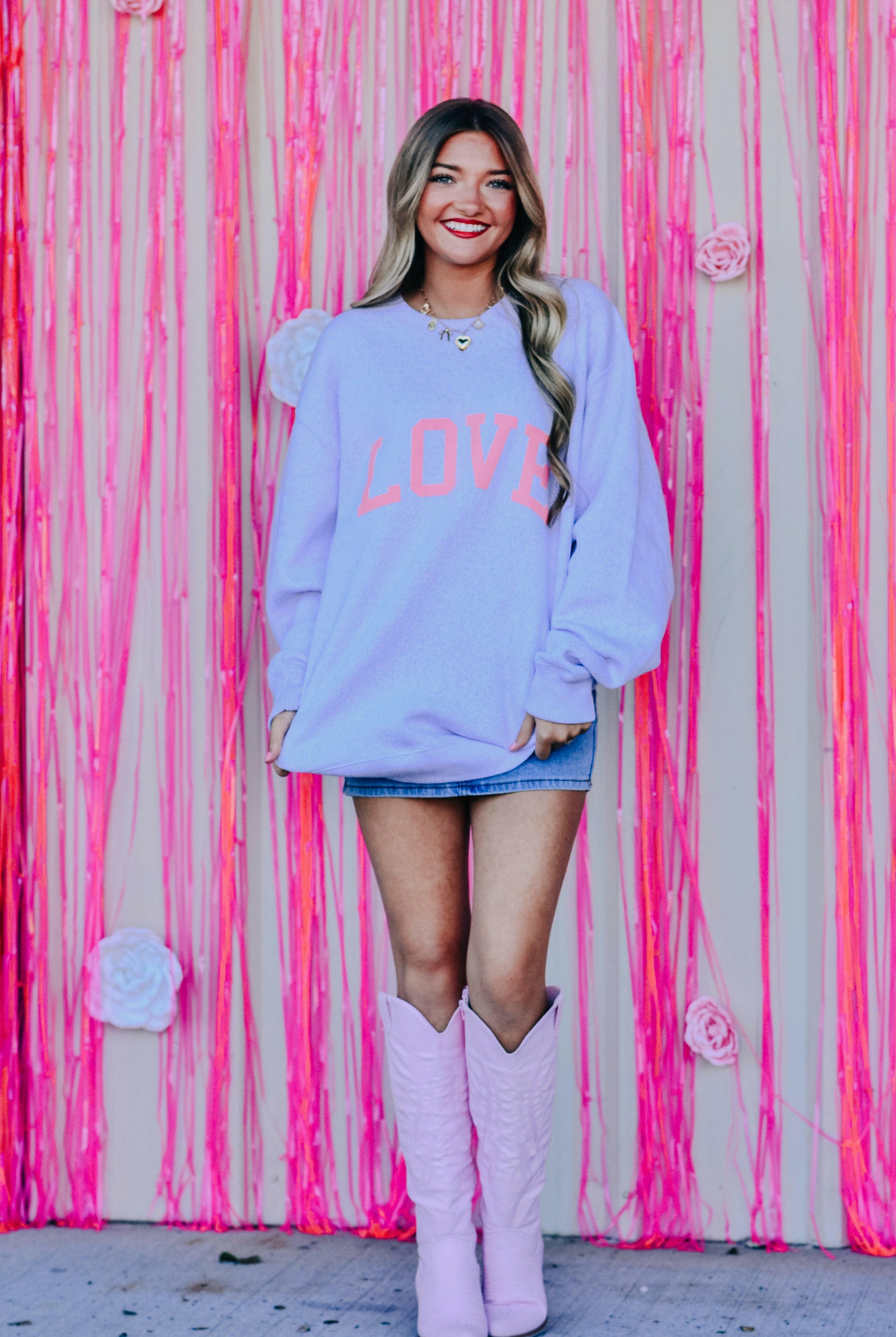 Love Puff Knit Sweater-Krush Kandy, Women's Online Fashion Boutique Located in Phoenix, Arizona (Scottsdale Area)