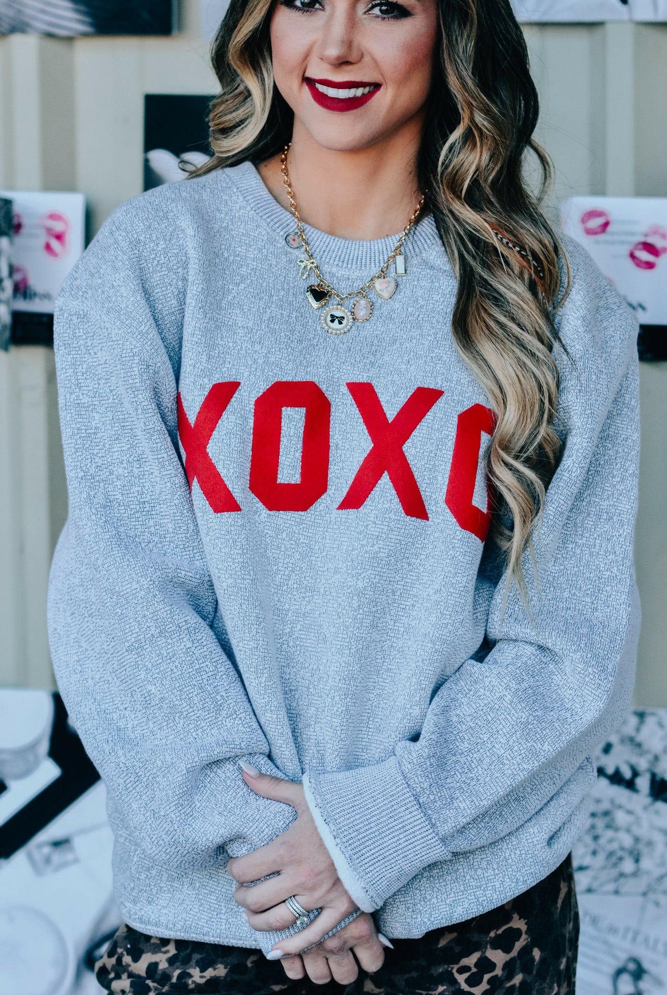 XOXO Puff Knit Sweater-Krush Kandy, Women's Online Fashion Boutique Located in Phoenix, Arizona (Scottsdale Area)