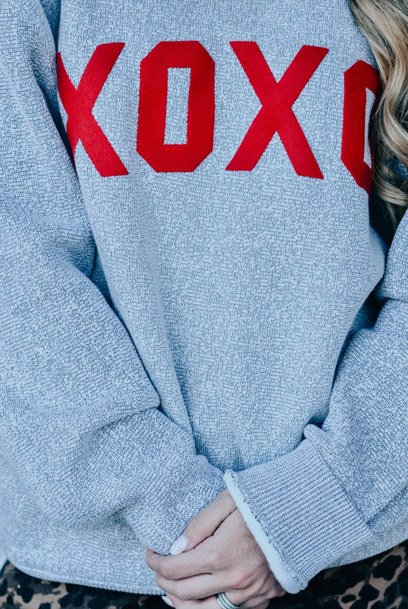 XOXO Puff Knit Sweater-Krush Kandy, Women's Online Fashion Boutique Located in Phoenix, Arizona (Scottsdale Area)
