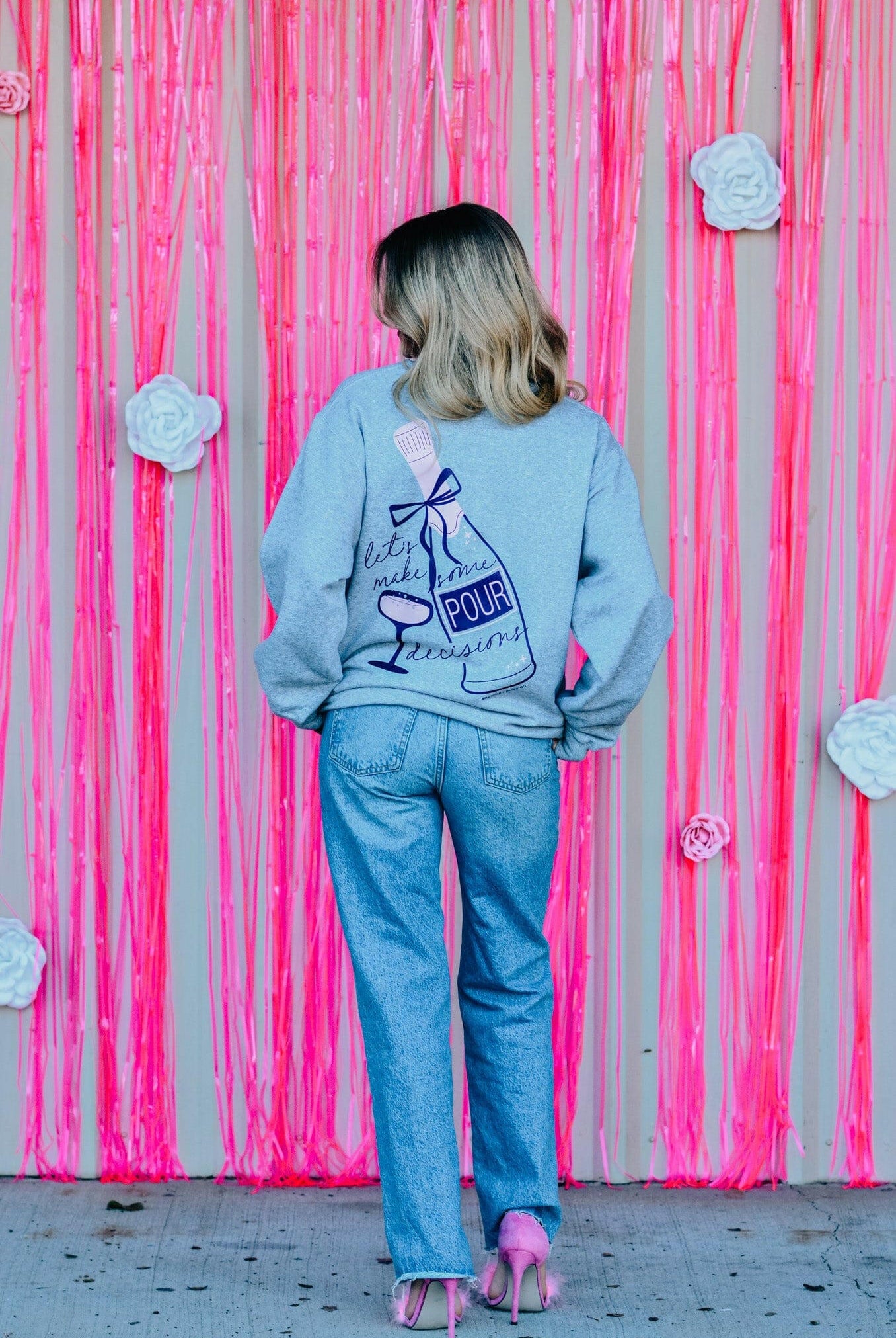 Pour Decisions Sweatshirt-Krush Kandy, Women's Online Fashion Boutique Located in Phoenix, Arizona (Scottsdale Area)