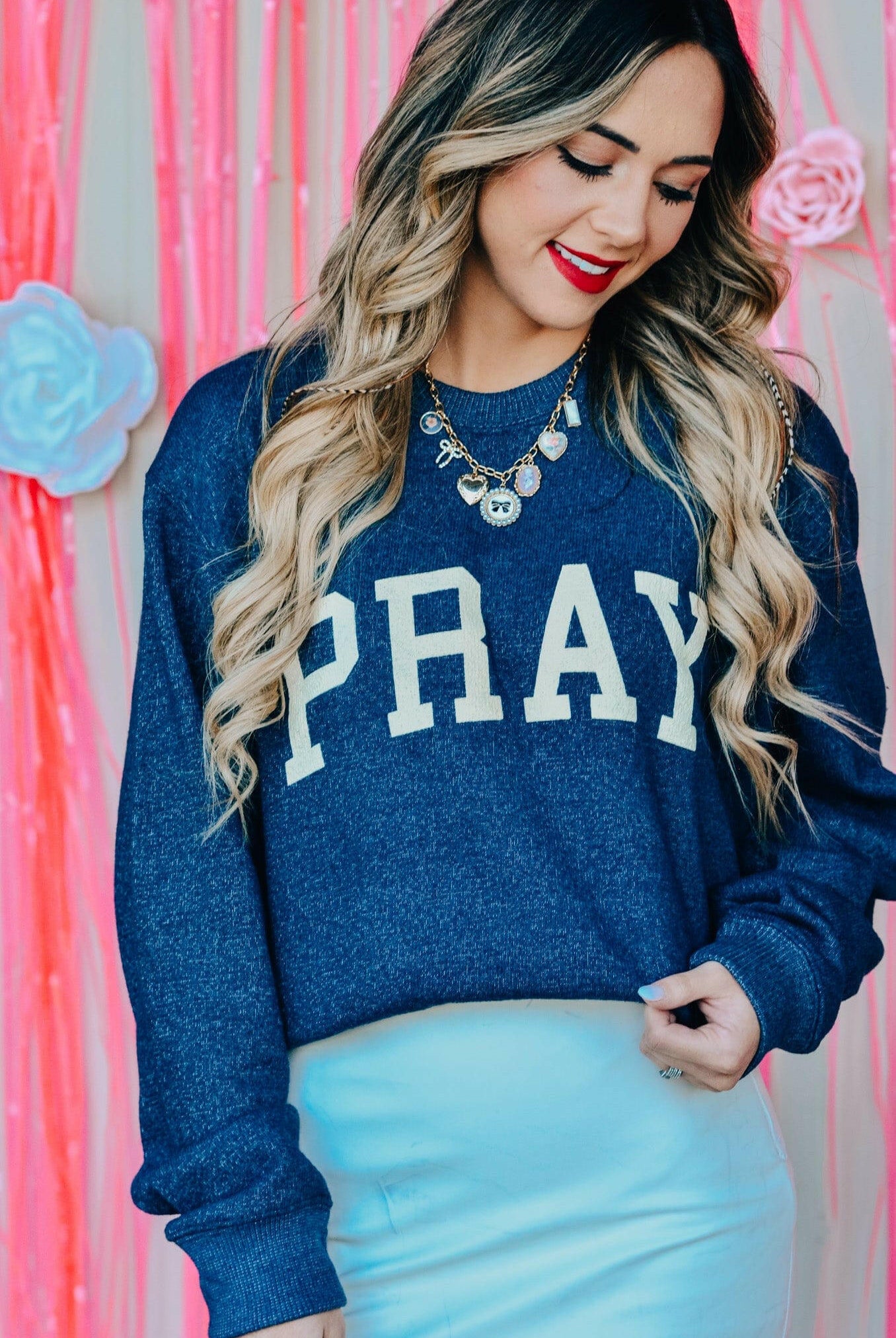 Pray Puff Knit Sweater-Krush Kandy, Women's Online Fashion Boutique Located in Phoenix, Arizona (Scottsdale Area)