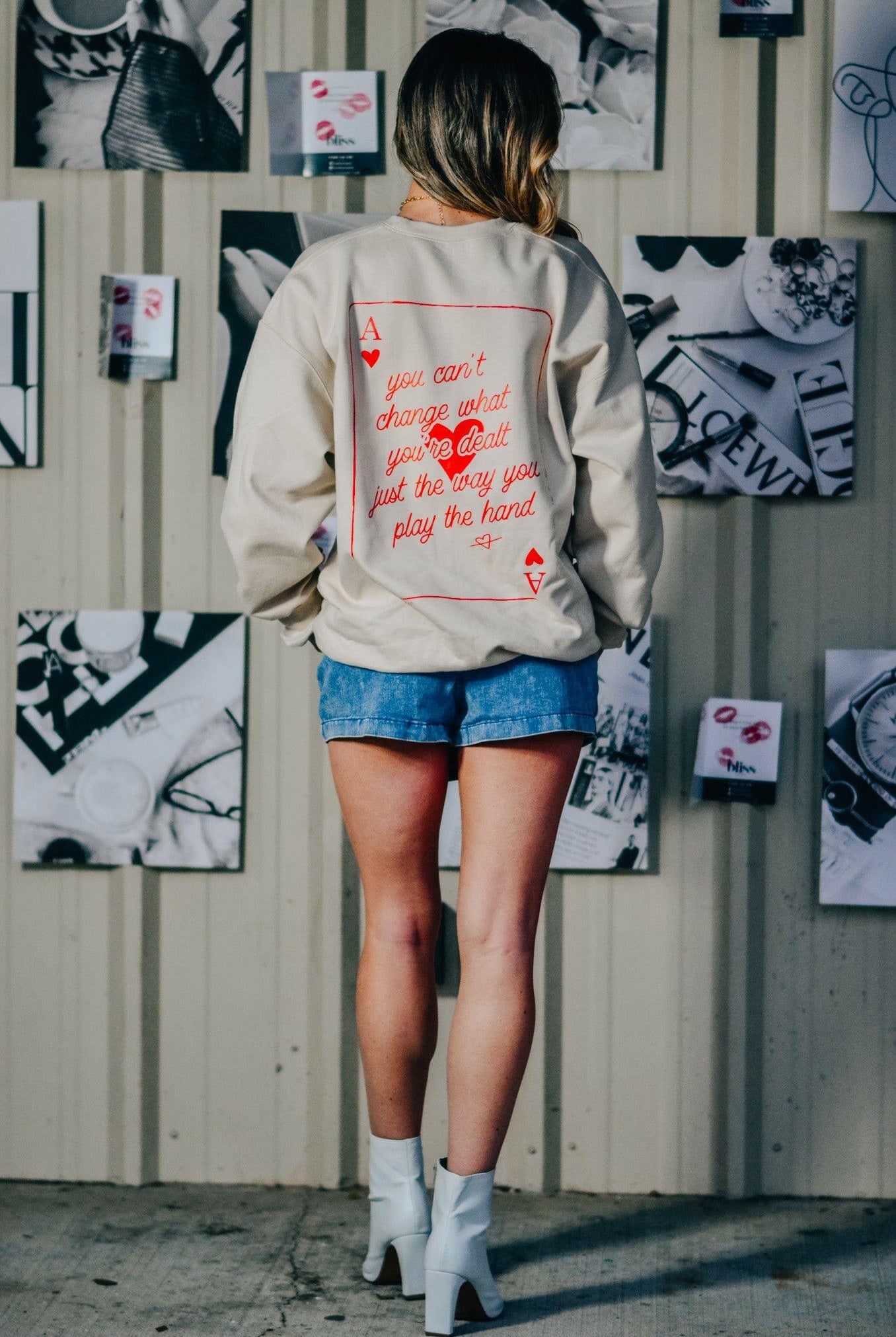Queen of Hearts Sweatshirt-Krush Kandy, Women's Online Fashion Boutique Located in Phoenix, Arizona (Scottsdale Area)