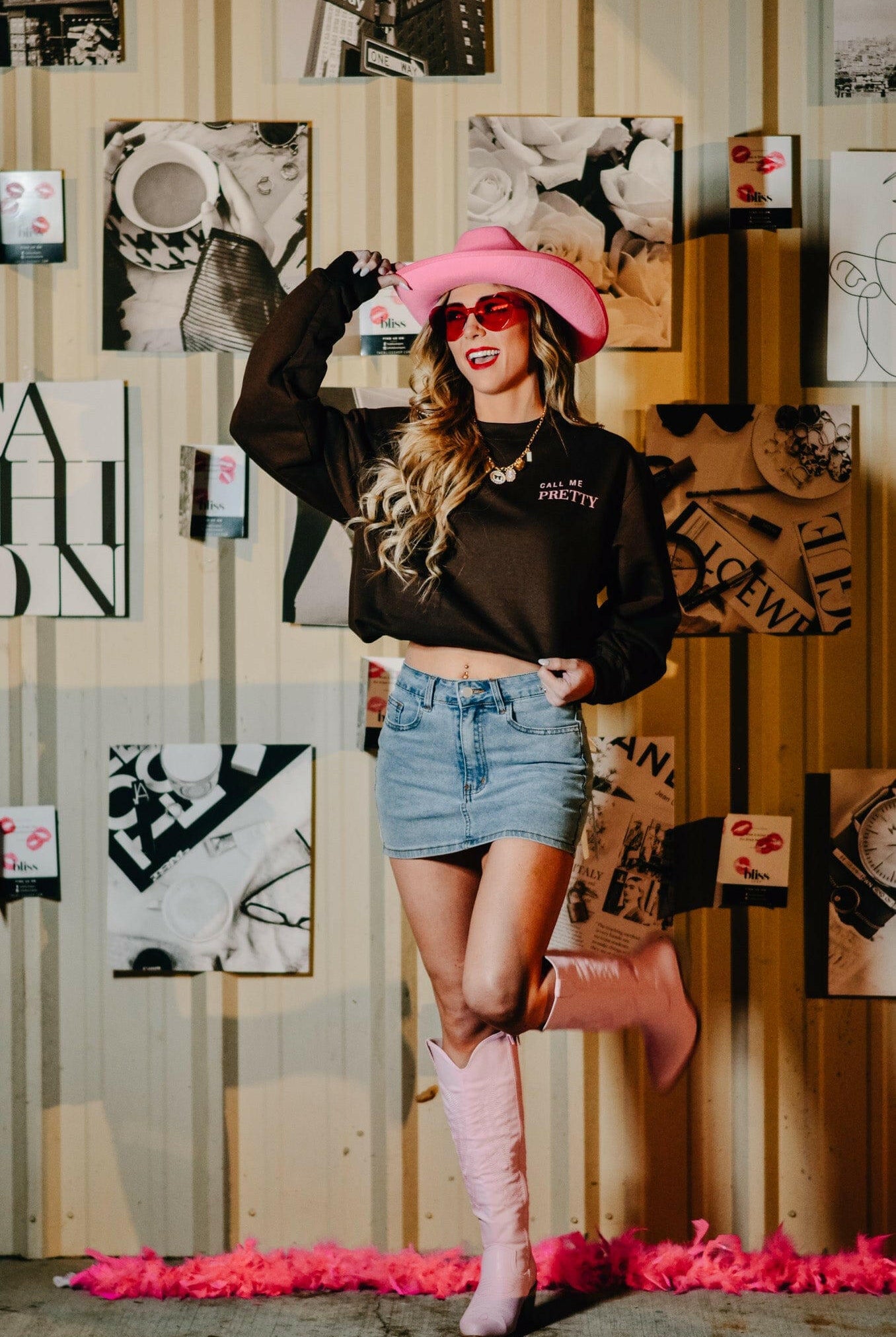 Call Me Pretty & Feed Me Tacos Sweatshirt-Krush Kandy, Women's Online Fashion Boutique Located in Phoenix, Arizona (Scottsdale Area)