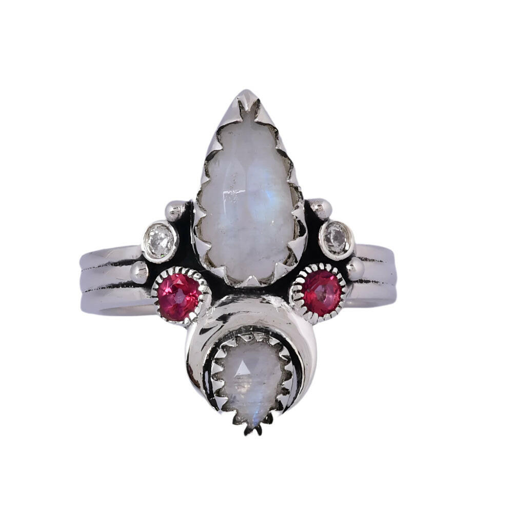 Moonlight Bliss Stone Ring-Rings-Krush Kandy, Women's Online Fashion Boutique Located in Phoenix, Arizona (Scottsdale Area)