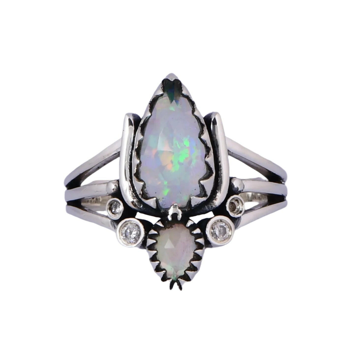 Delicate Krush Stone Ring-Rings-Krush Kandy, Women's Online Fashion Boutique Located in Phoenix, Arizona (Scottsdale Area)