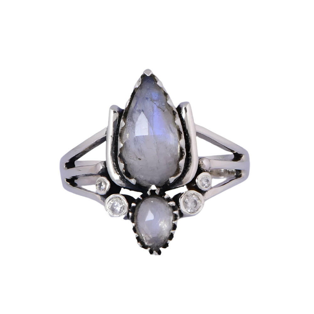 Delicate Krush Stone Ring-Rings-Krush Kandy, Women's Online Fashion Boutique Located in Phoenix, Arizona (Scottsdale Area)