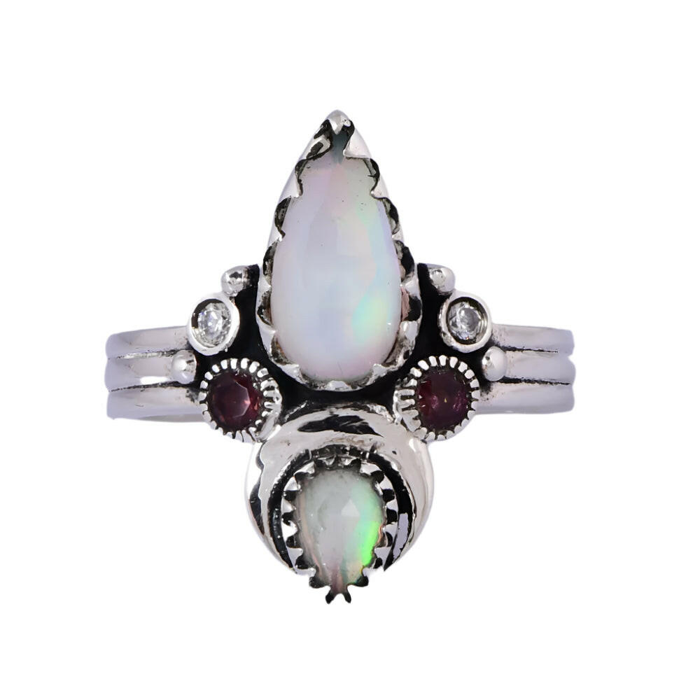 Moonlight Bliss Stone Ring-Rings-Krush Kandy, Women's Online Fashion Boutique Located in Phoenix, Arizona (Scottsdale Area)