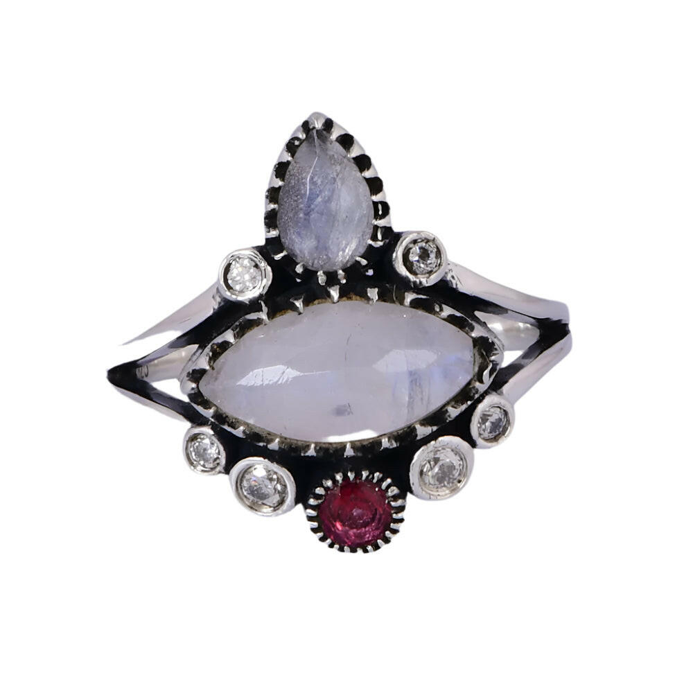 Divine Aura Stone Ring-Rings-Krush Kandy, Women's Online Fashion Boutique Located in Phoenix, Arizona (Scottsdale Area)