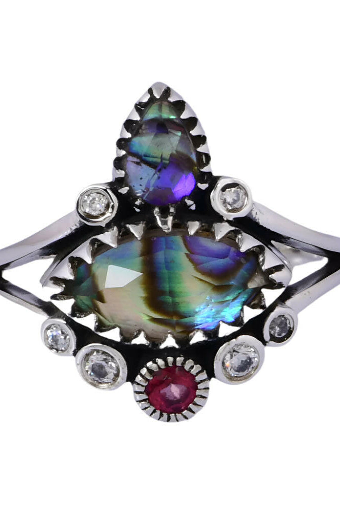 Divine Aura Stone Ring-Rings-Krush Kandy, Women's Online Fashion Boutique Located in Phoenix, Arizona (Scottsdale Area)