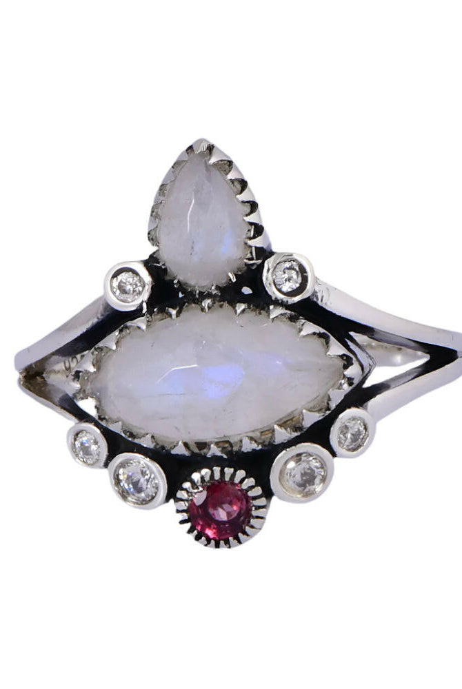 Divine Aura Stone Ring-Rings-Krush Kandy, Women's Online Fashion Boutique Located in Phoenix, Arizona (Scottsdale Area)