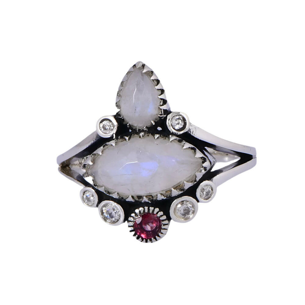 Divine Aura Stone Ring-Rings-Krush Kandy, Women's Online Fashion Boutique Located in Phoenix, Arizona (Scottsdale Area)