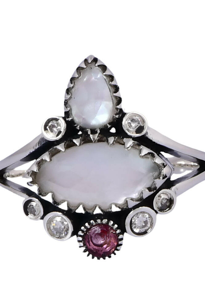 Divine Aura Stone Ring-Rings-Krush Kandy, Women's Online Fashion Boutique Located in Phoenix, Arizona (Scottsdale Area)