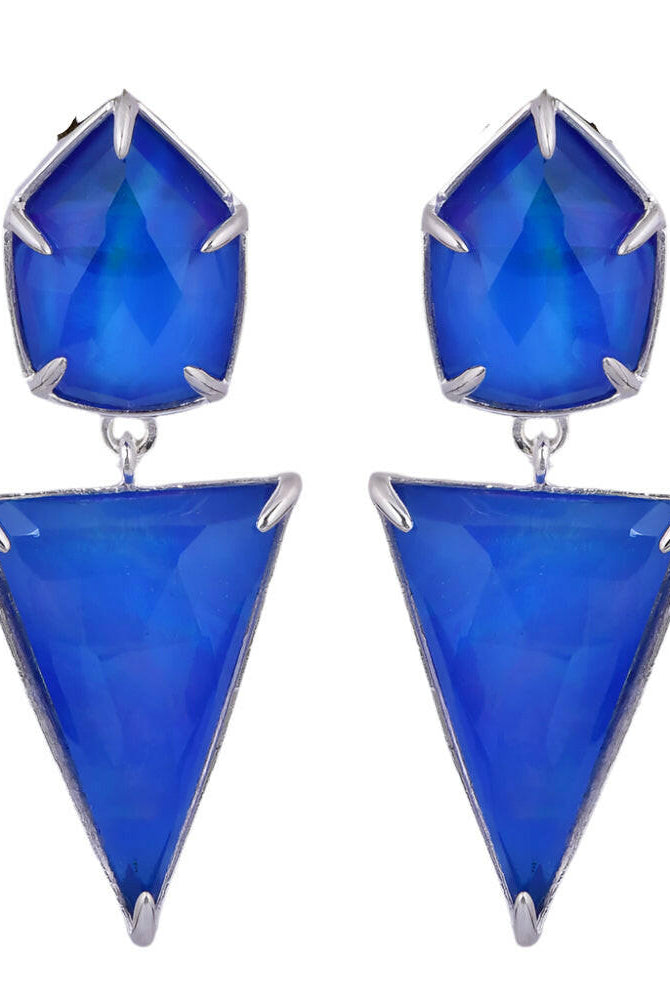 Coastal Dreamer Stone Slab Earrings-Earrings-Krush Kandy, Women's Online Fashion Boutique Located in Phoenix, Arizona (Scottsdale Area)