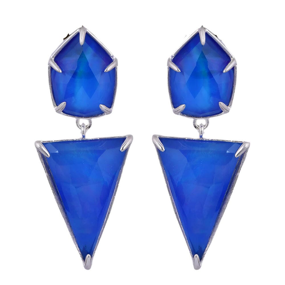Coastal Dreamer Stone Slab Earrings-Earrings-Krush Kandy, Women's Online Fashion Boutique Located in Phoenix, Arizona (Scottsdale Area)